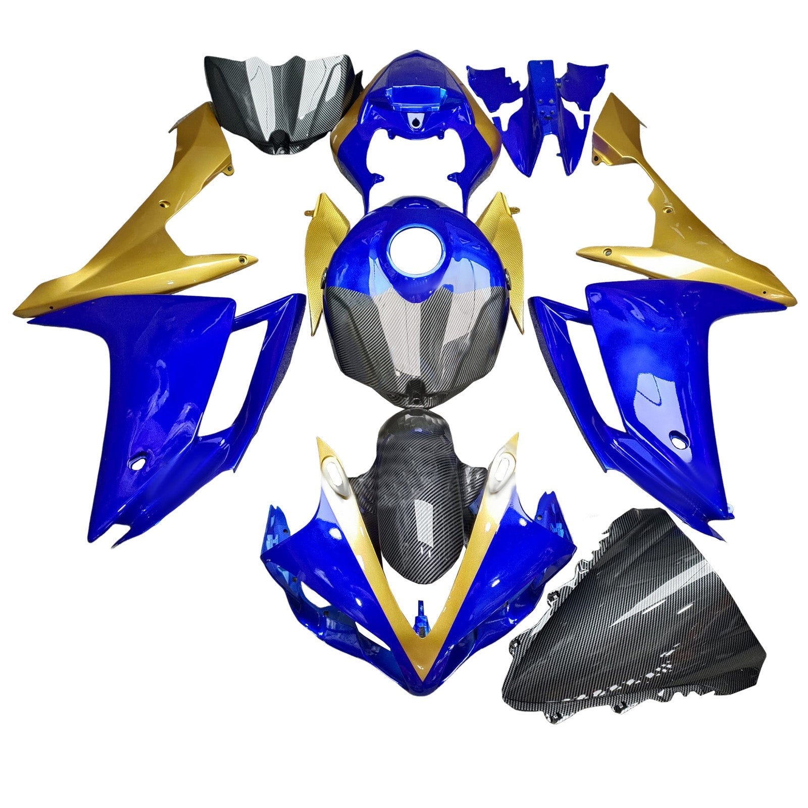 Injection Fairing Kit Bodywork Plastic ABS For Yamaha YZFR1 YZF-R1 2007-2008