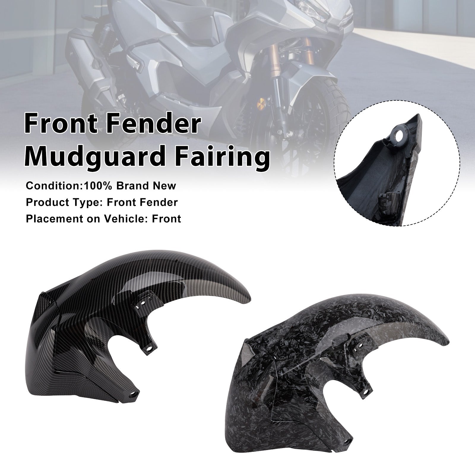2022-2025 Honda ADV350 Front Fender Mudguard Fairing