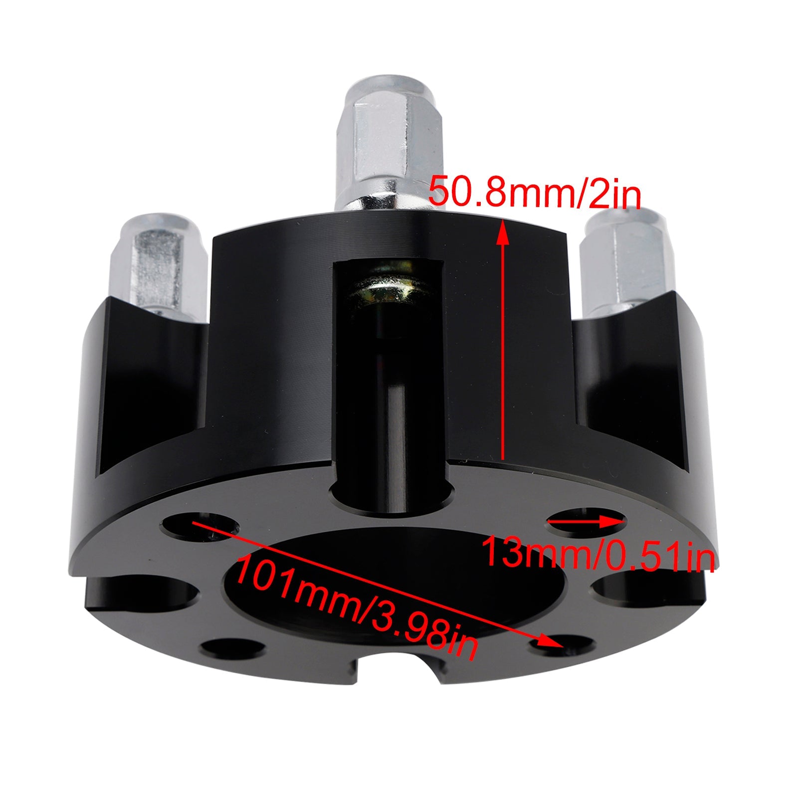 2" Wheel Spacers Kit Cable Golf Carts Lug Nuts Black For Yamaha Club Car Ezgo