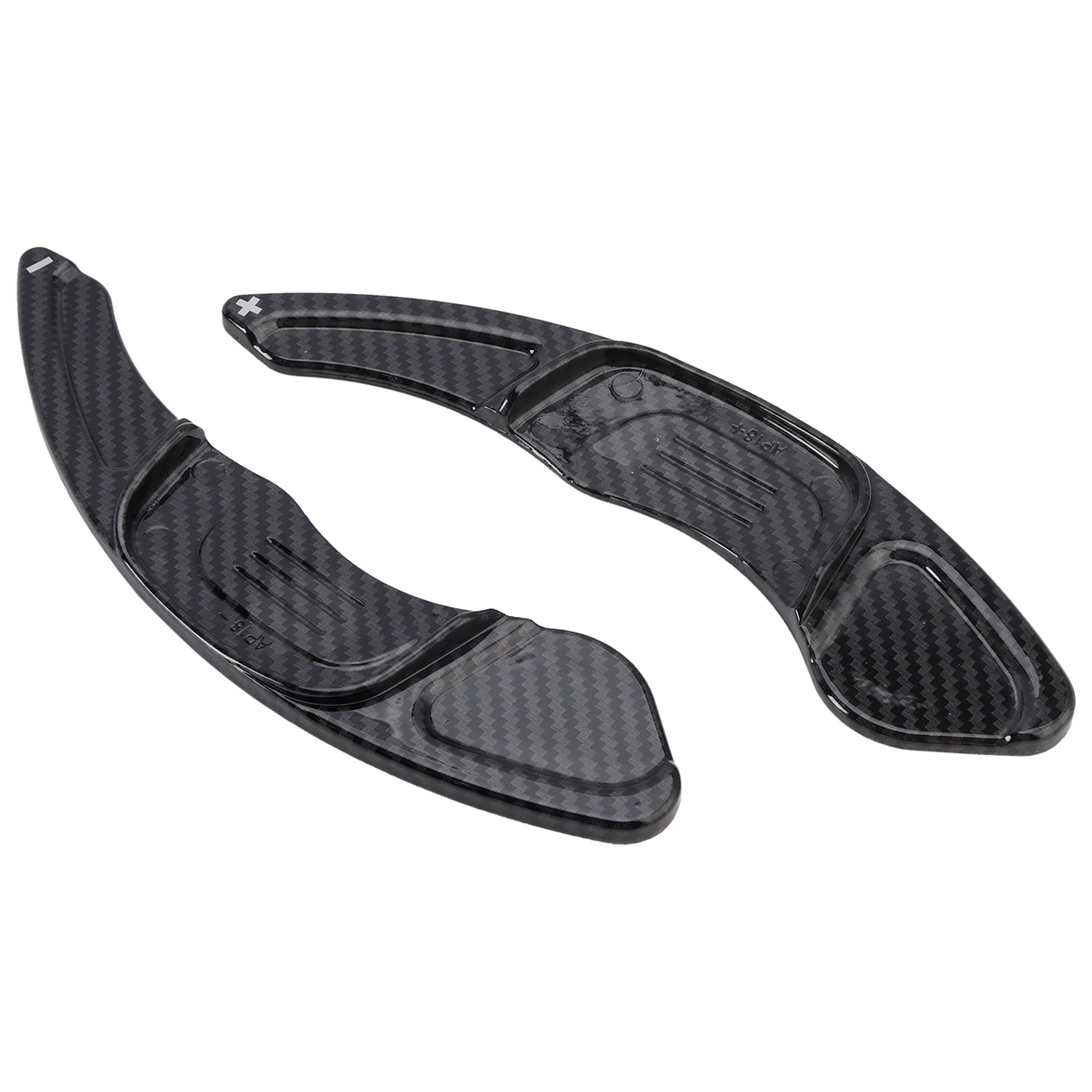 Carbon Look Steering Wheel Paddle Shifter Extension Covers Fit VW MK7 Golf
