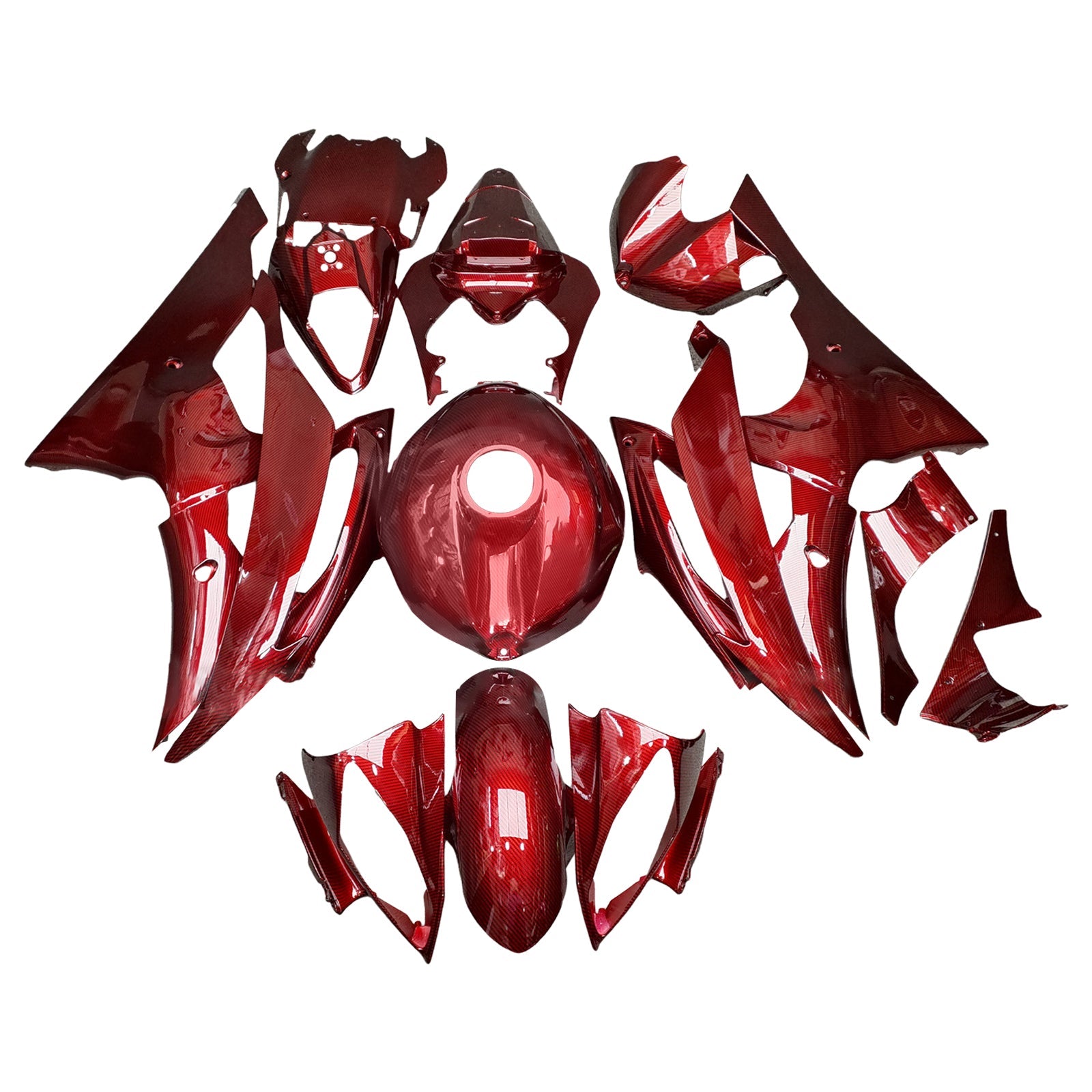 Injection Fairing Kit Bodywork Plastic ABS For Yamaha YZFR6 YZF-R6 2008-2016