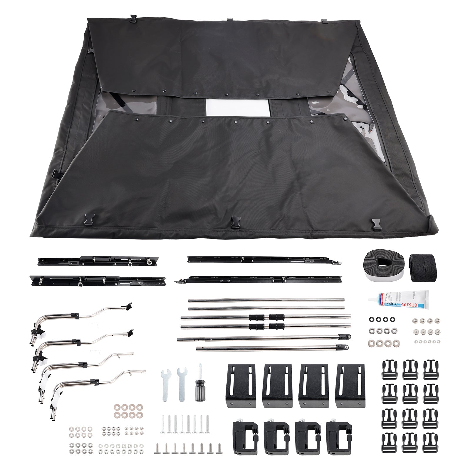 6" Soft Truck Topper Fit for Toyota Tacoma 2016-2023 4-Door