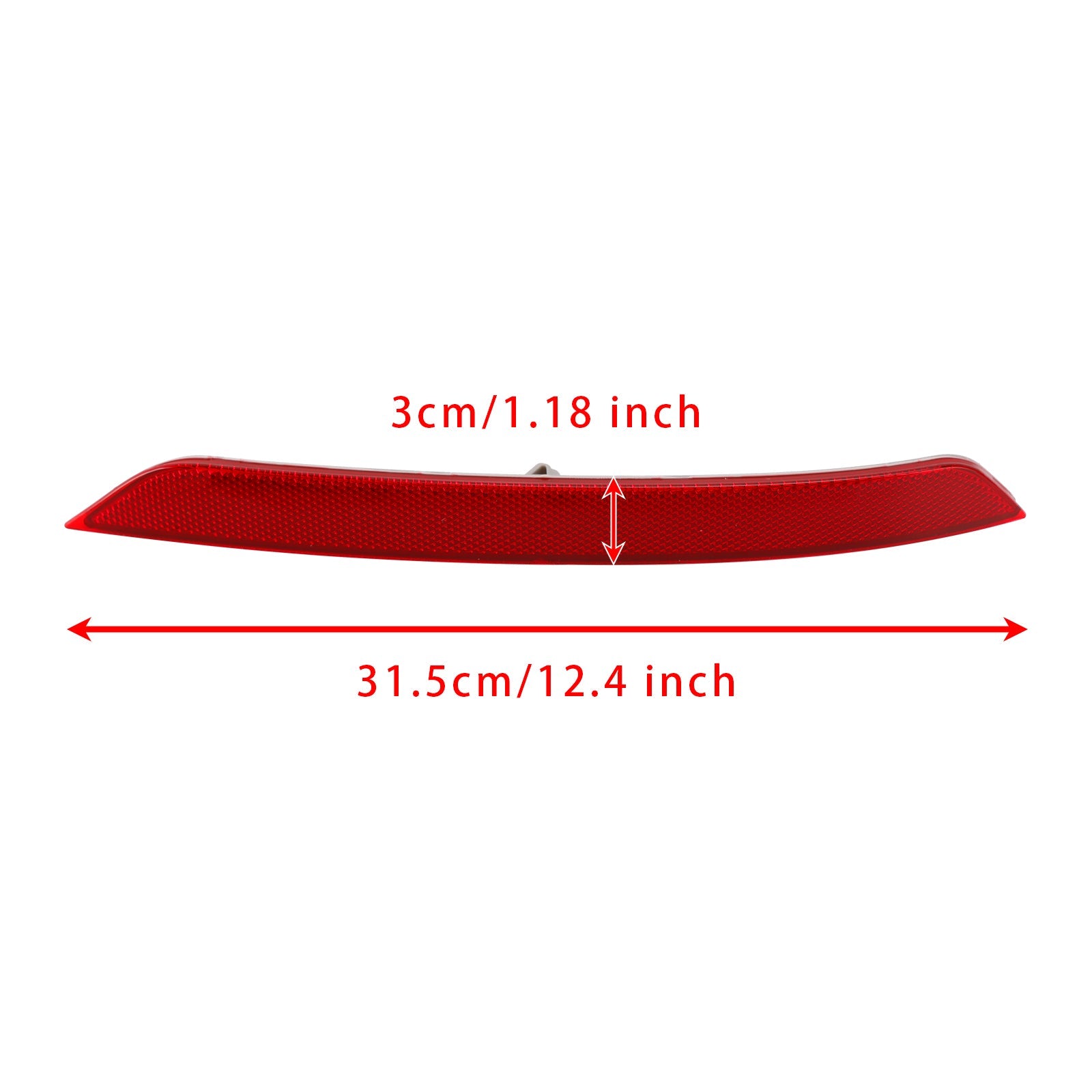 Red Rear Left+Right Bumper Reflector Lamp For GMC Terrain 2018-2024