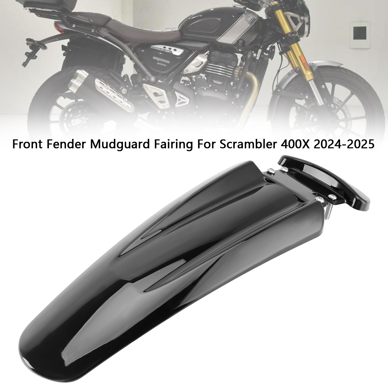 2024-2025 Scrambler 400X Front Fender Mudguard Fairing