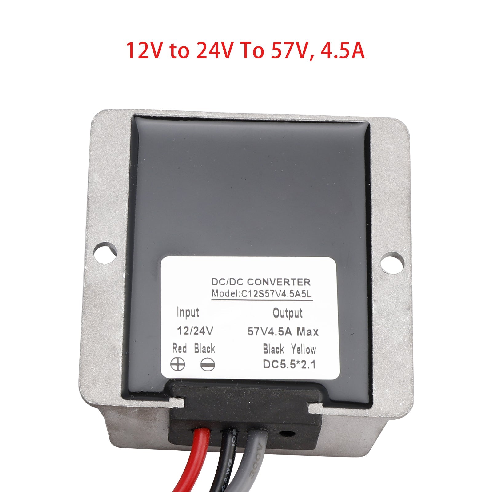 Mini 12V Adapter DC Step Up Converter 12V/24V To 57V 4.5A 256W Smart Boost