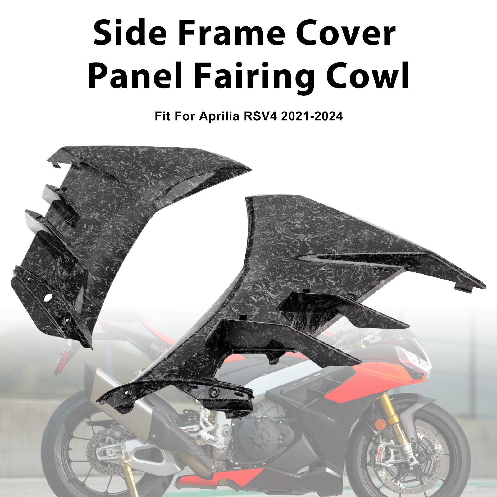 Side Frame Cover Panel Fairing Cowl For Aprilia RSV4 2021-2024