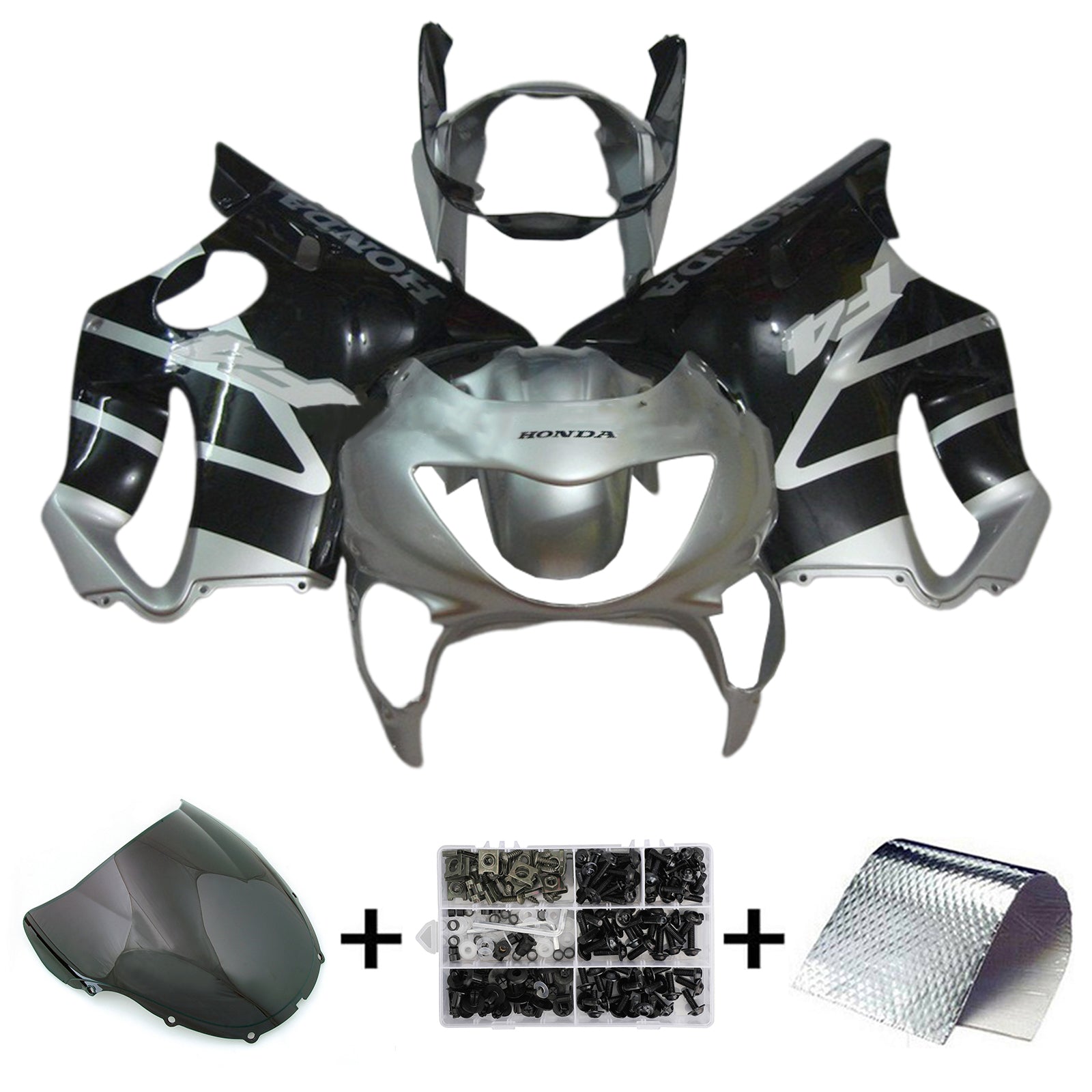 혼다 CBR600 F4 1999-2000 페어링 키트 차체 플라스틱 복근