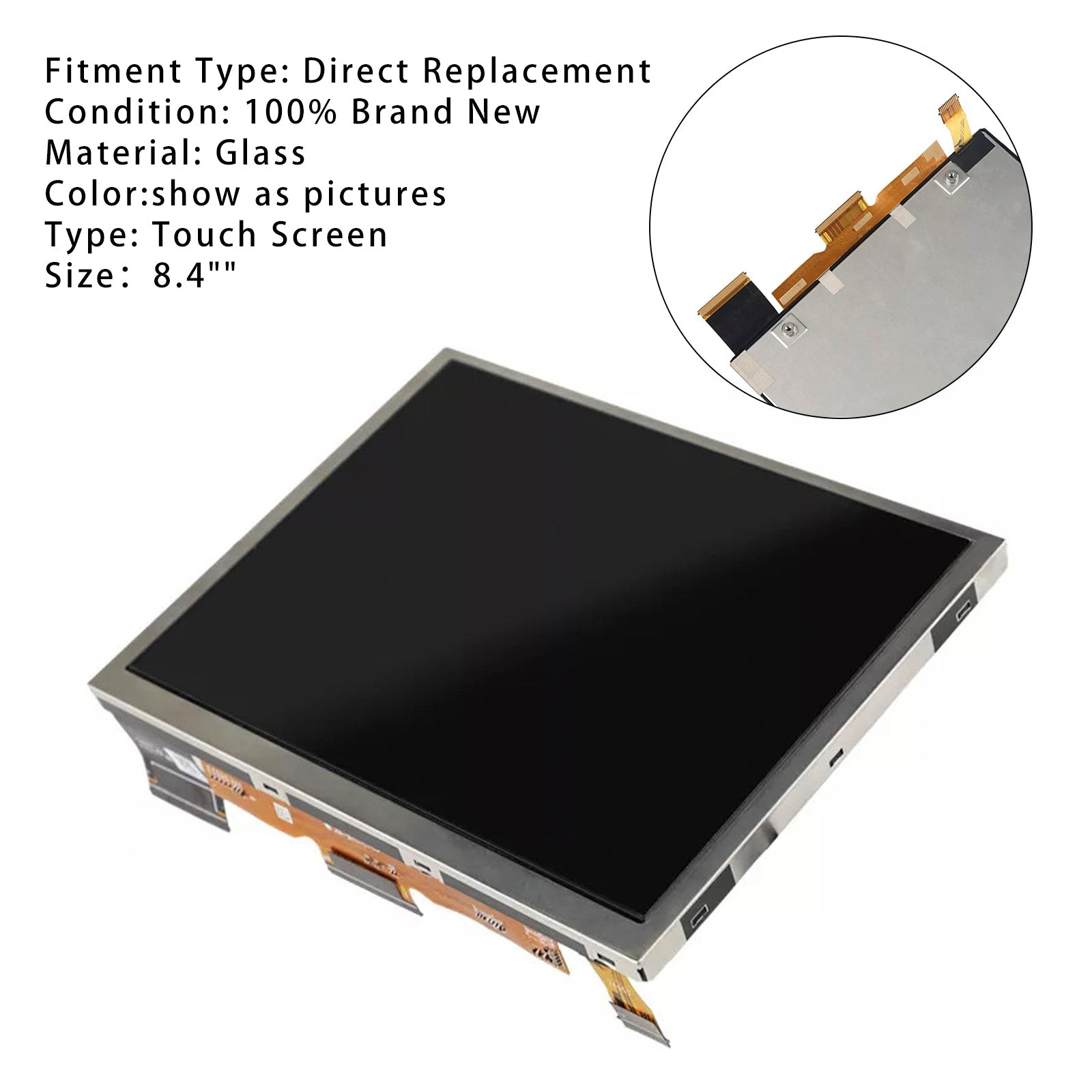 2018-2023 R-a-m 1500 2500 3500 Chassis Cab 8.4" LCD Touch Screen Display Uconnect 4C UAQ MONITOR 68388550AB