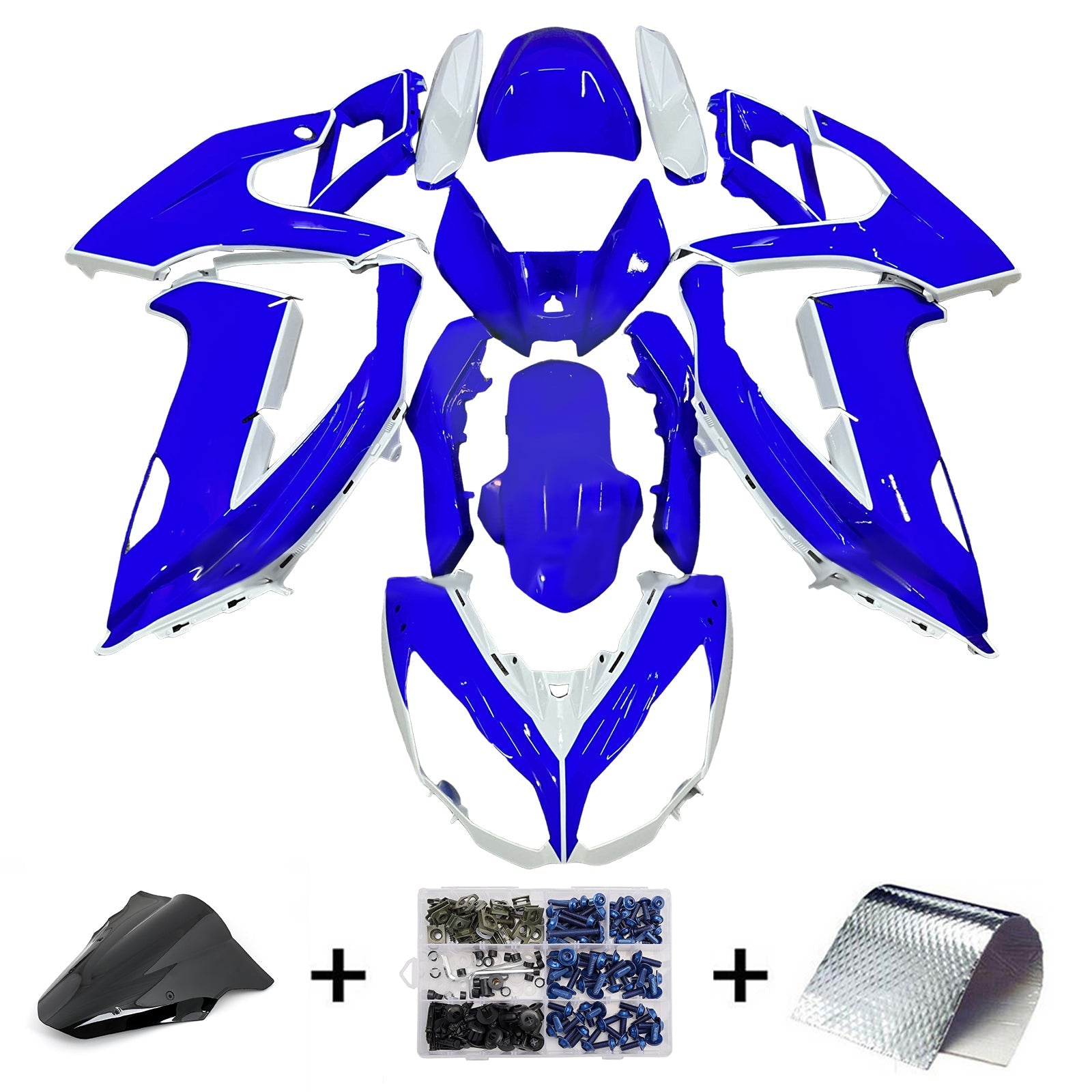 Injection Fairing Kit Bodywork Plastic ABS fit For Kawasaki ER-6F Ninja650 2012-2016