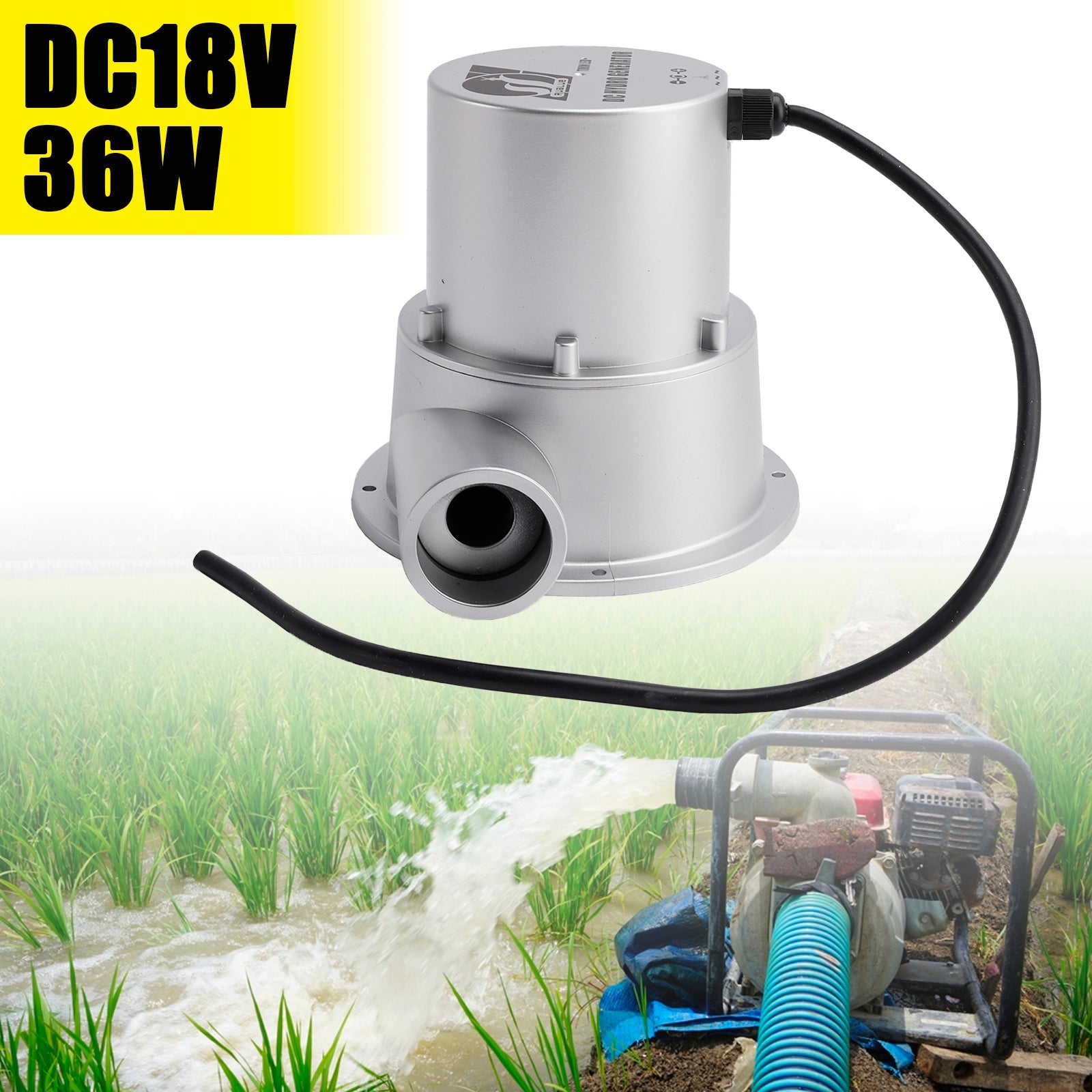 12V Small Hydroelectric Generator DC18V 36W/50W High Efficiency Brushless Motor