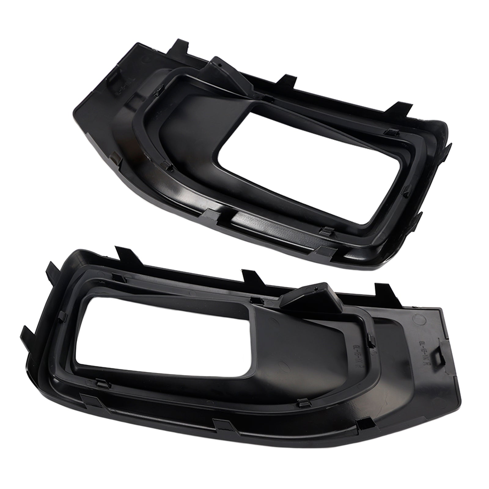 Fog Light Lamp Cover Gloss Black Trim Pair For GMC Yukon / Yukon XL 2015-2020