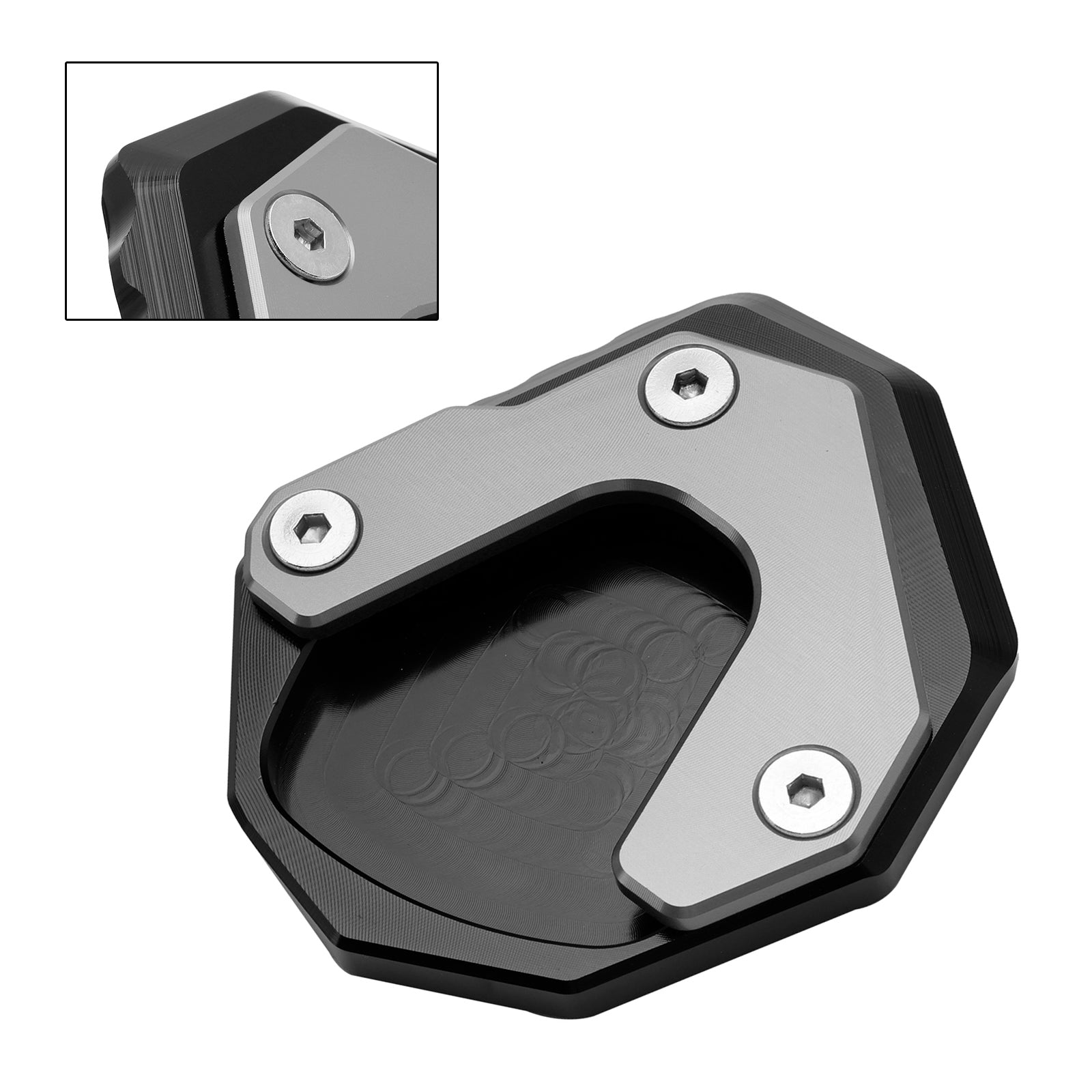 Honda XL 750 Transalp CB750 Hornet 23-24에 대한 킥 스탠드 확대 플레이트 패드