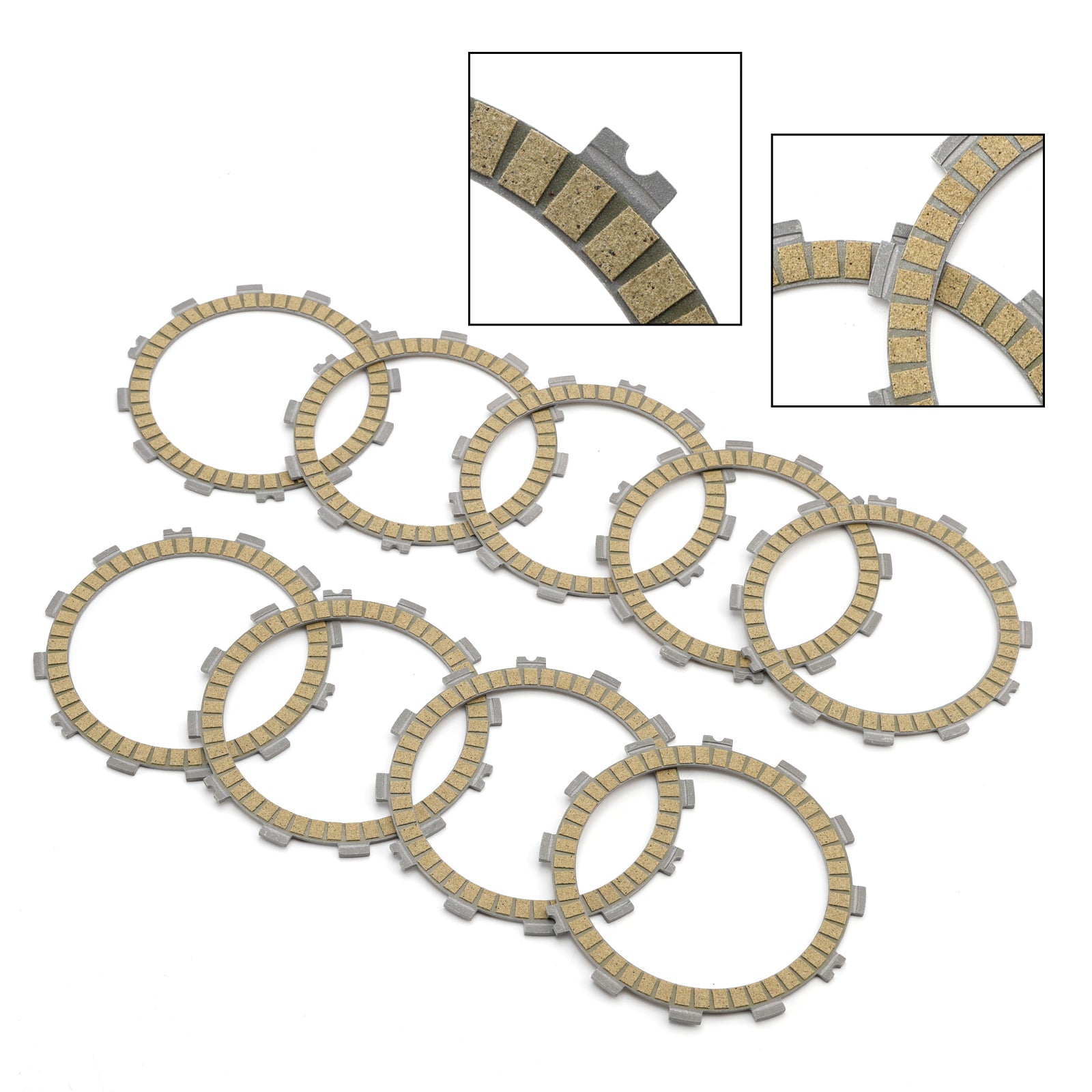 Clutch Friction Plate Kit Set for Kawasaki ZR900 Z900 17-24 ZR1000 Z1000 16-23