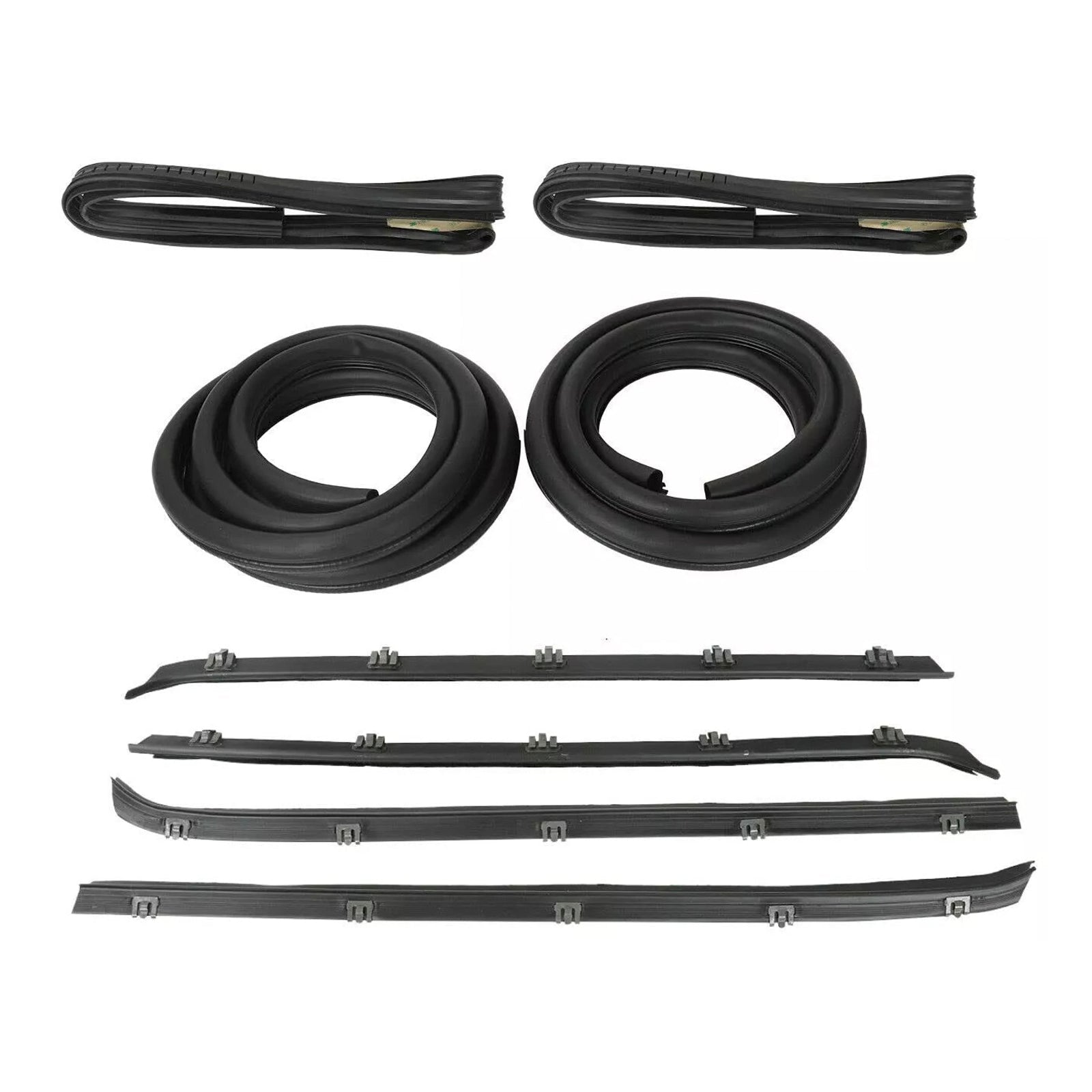 Door Window Weatherstrip Seals Set Kit For Chevy GMC C10 K10 1982-1991