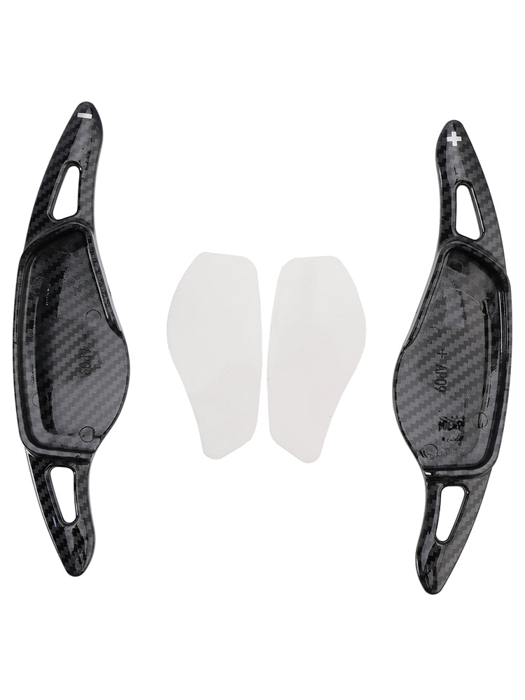 Carbon Look Steering Wheel Paddle Shifter Fit BMW 3 4 5 G20 G22 G30 2018+