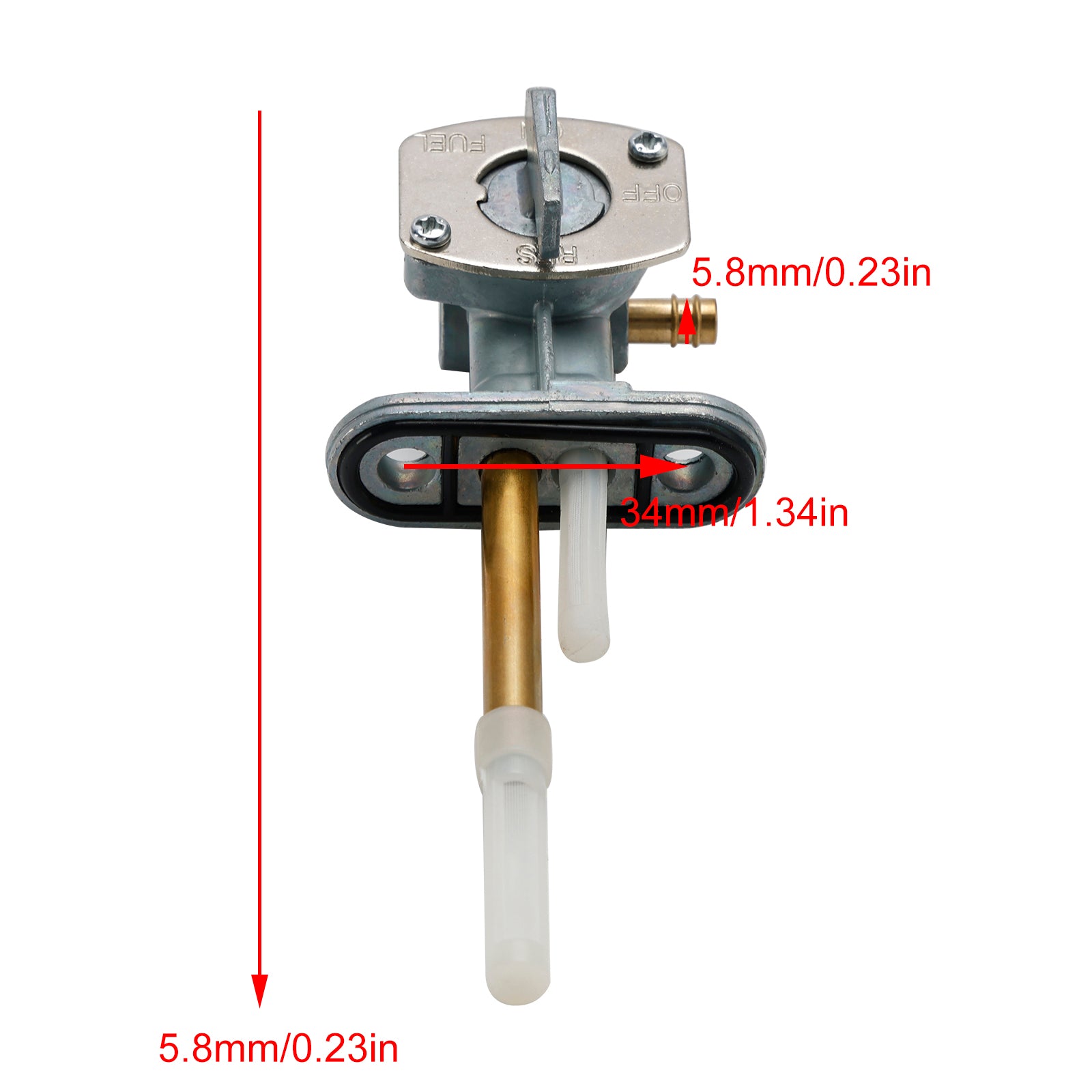 가스 탱크 연료 수탉 밸브 PATCOCK Polaris Sportsman 450 Outlaw 500 06-07에 적합합니다.