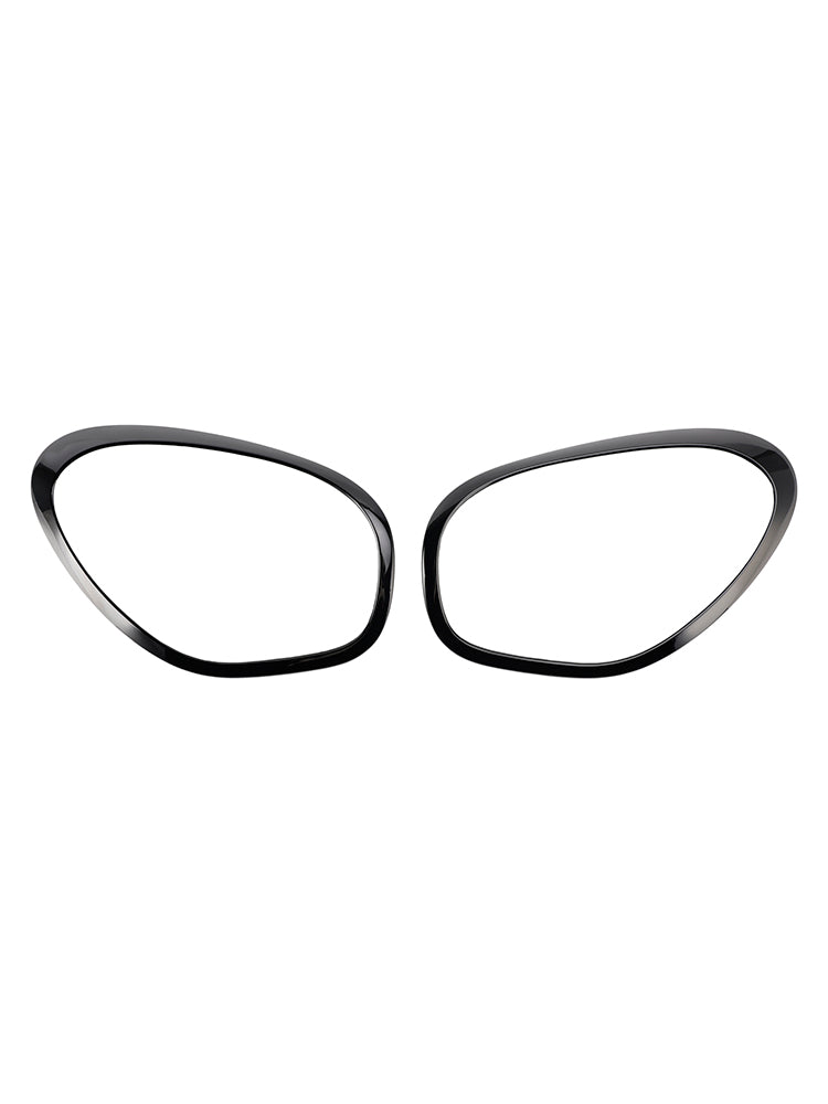 2013-2016 MINI Cooper R60 Countryman John Cooper Works ALL4 2pcs Gloss Black Headlights Ornamental Ring