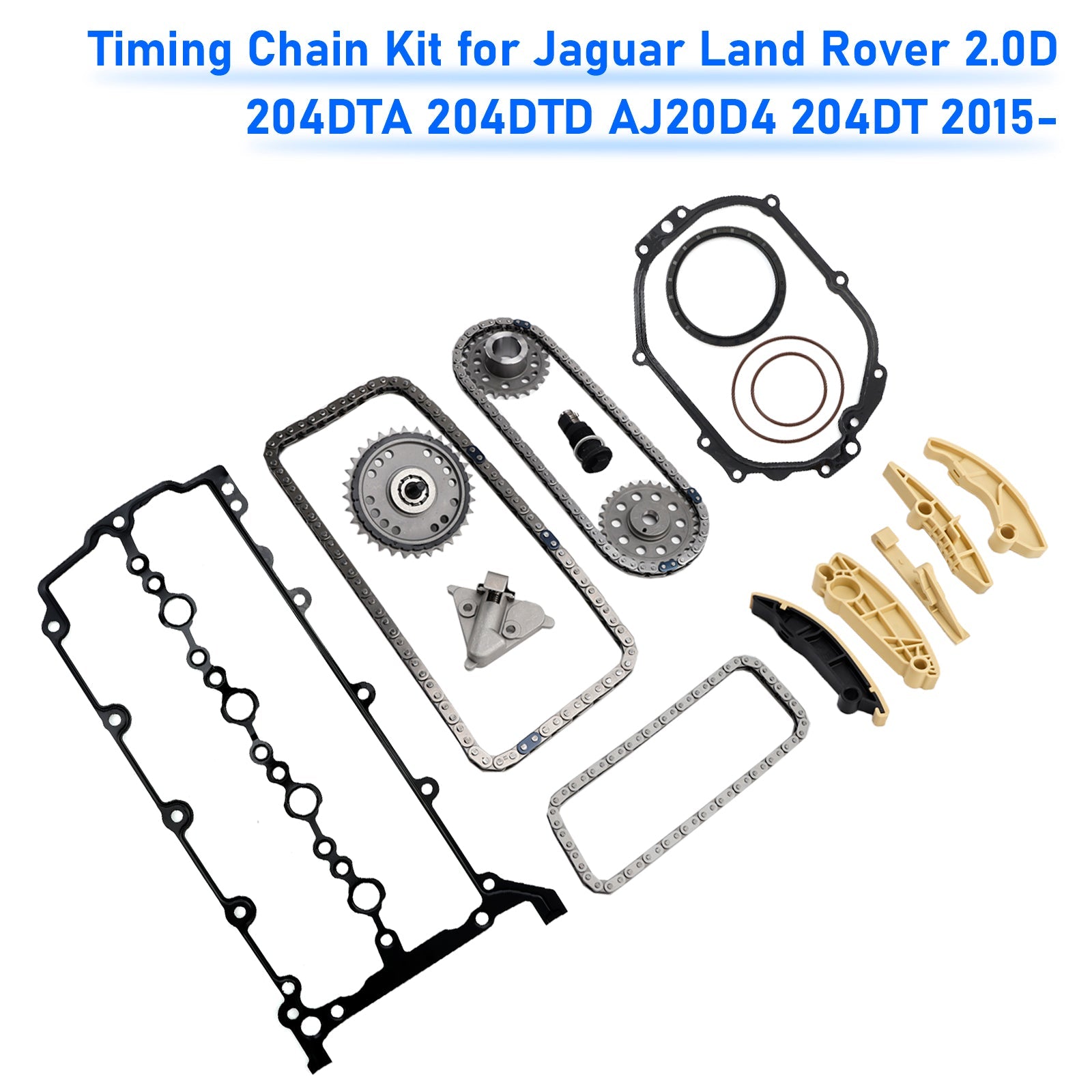 08/2017-12/2019For Land Rover Range Rover Evoque (L538) 204DTA 1999 SUV Timing Chain Kit LR12426