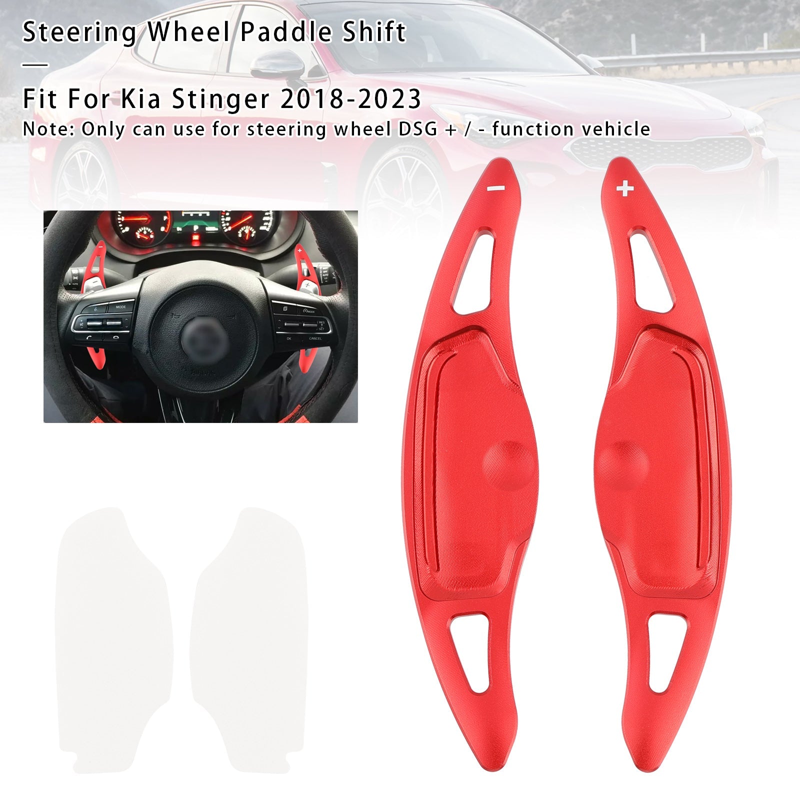 2018-2023 Kia Stinger Steering Wheel Paddle Shifter Covers