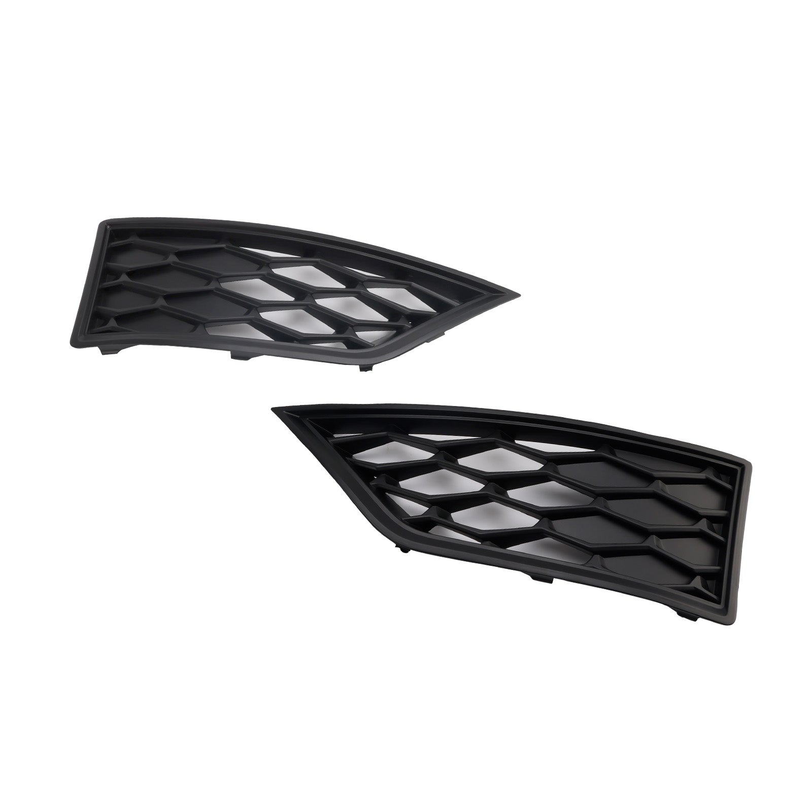 2012-2017 Seat Leon Cupra 5F Black Front Honeycomb Fog Light Grille Cover