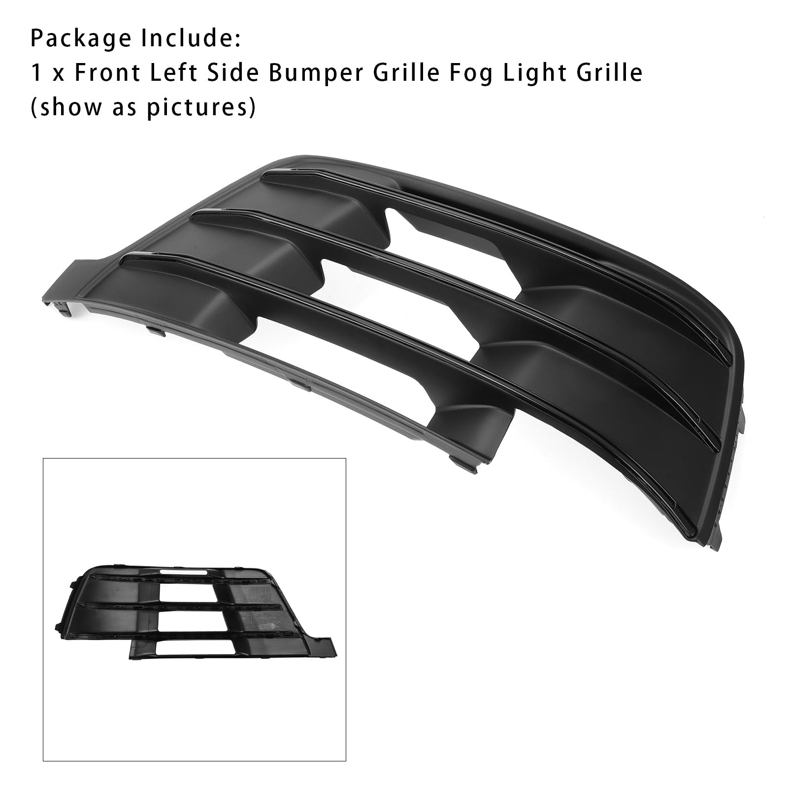 2016-2019 Audi Q7 S-Line Original Fog Light Grille Left Side 4M0807681D