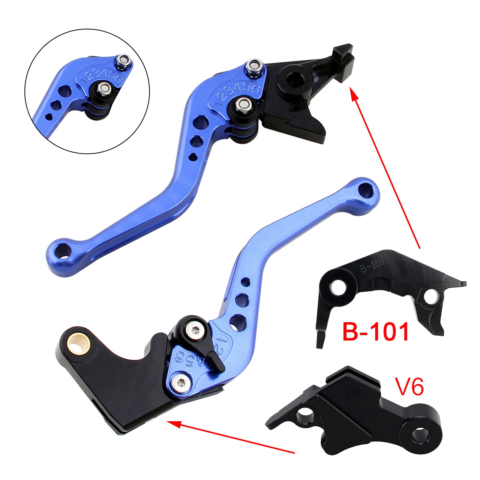 NEW Short Clutch Brake Lever fit for YAMAHA XSR900 XSR900GP MT-09 MT-09SP 24-25