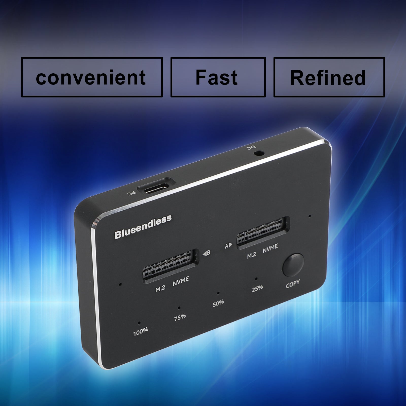NVME SATA M.2 SSD Docking Station Duplicator SSD Solid State Drive Enclosure for US