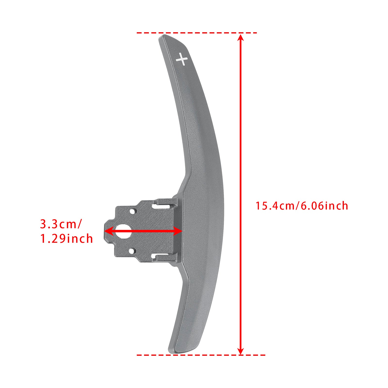 Paddle Shifter Extension For BMW F Series F30 F31 F32 F10 X3 X5 Aluminium Grey