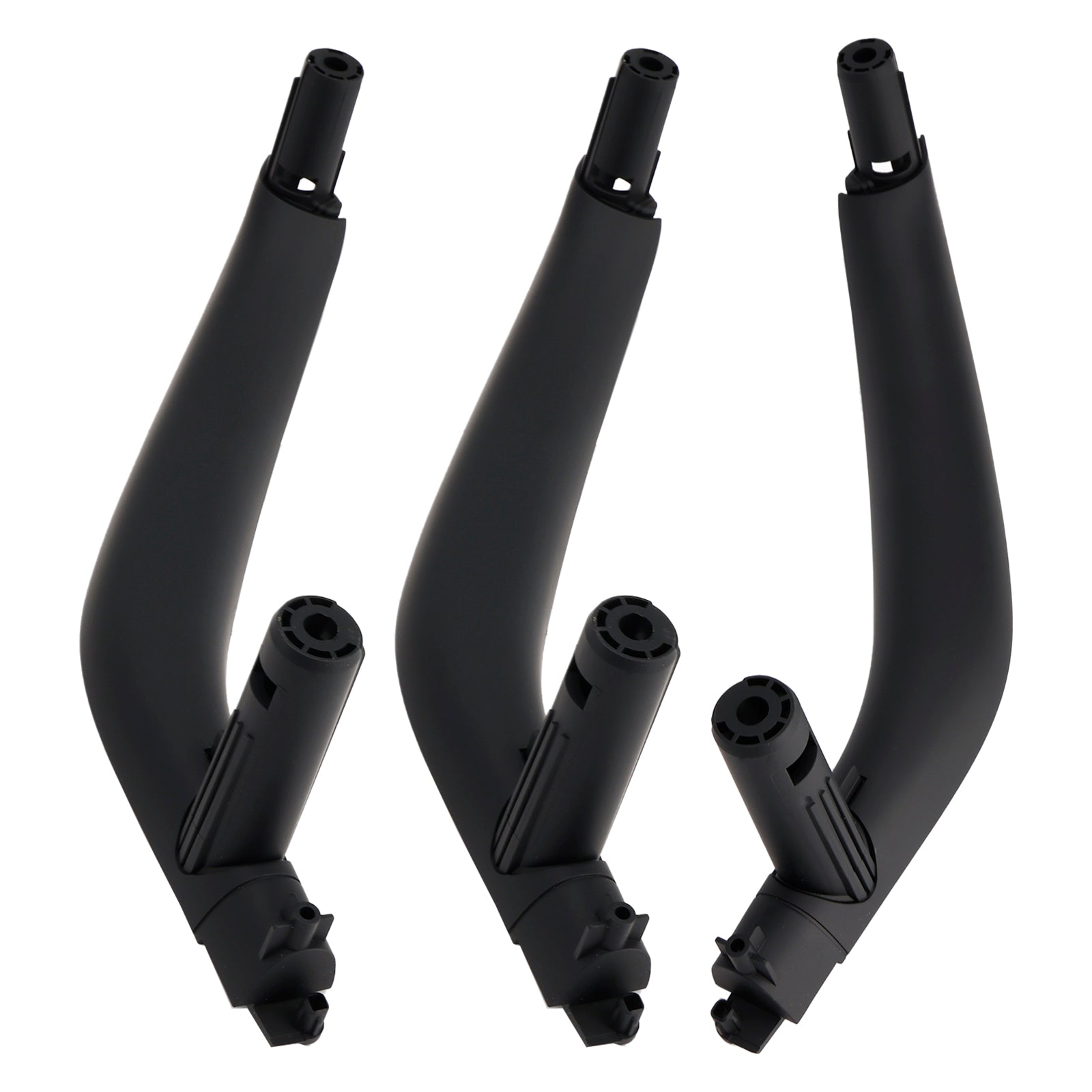 LHD 3PC Interior Door Handle Pull Cover For BMW X5 F15 X6 F16 2014-2018