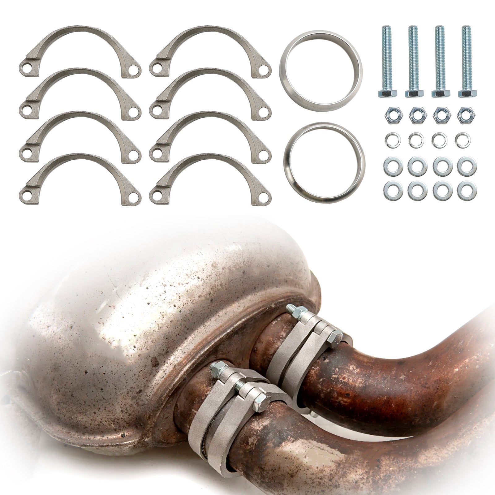 Universal Exhaust Silencer 6 x 2.25 x 22 Resonator Muffler Universal Exhaust Silencer 6 x 2.25 x 22 Resonator Muffler