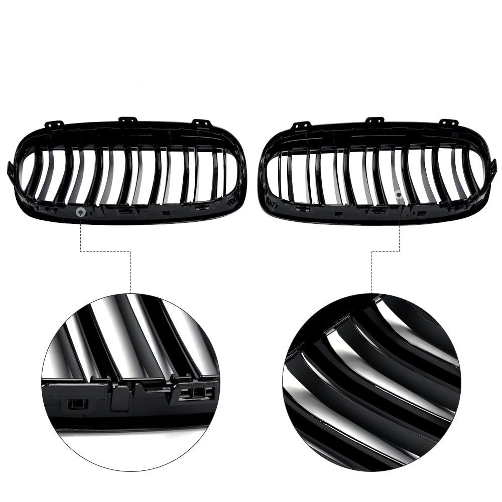 BMW 2 시리즈 Gran Tourer F45 F46 2015-2018 Gloss Black Front Grill Grille