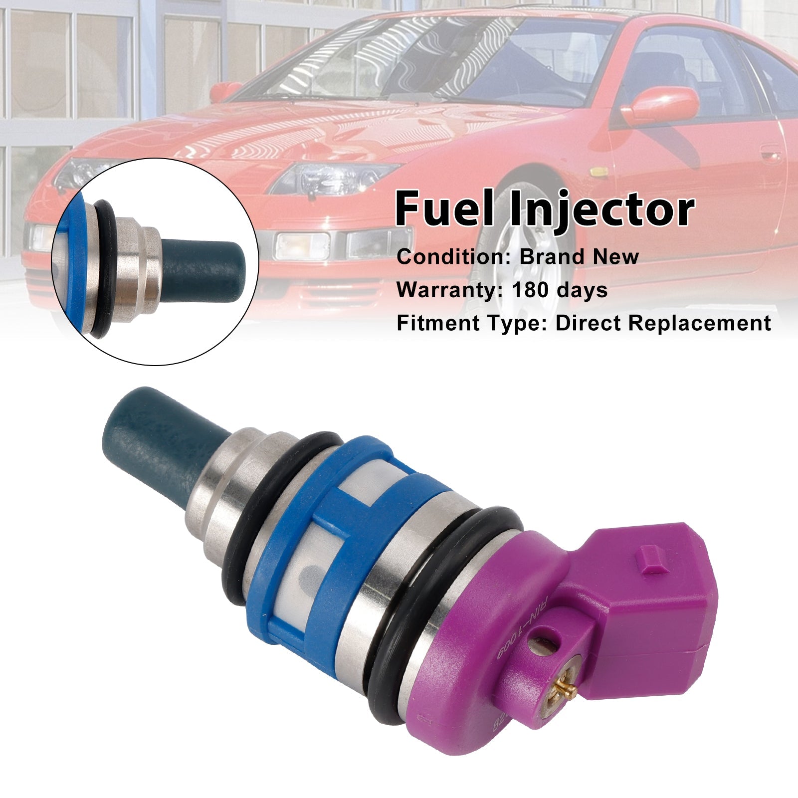 1990-1994 NISSAN Z32 300ZX Twin Turbo 1PCS Fuel Injector 16600-RR701