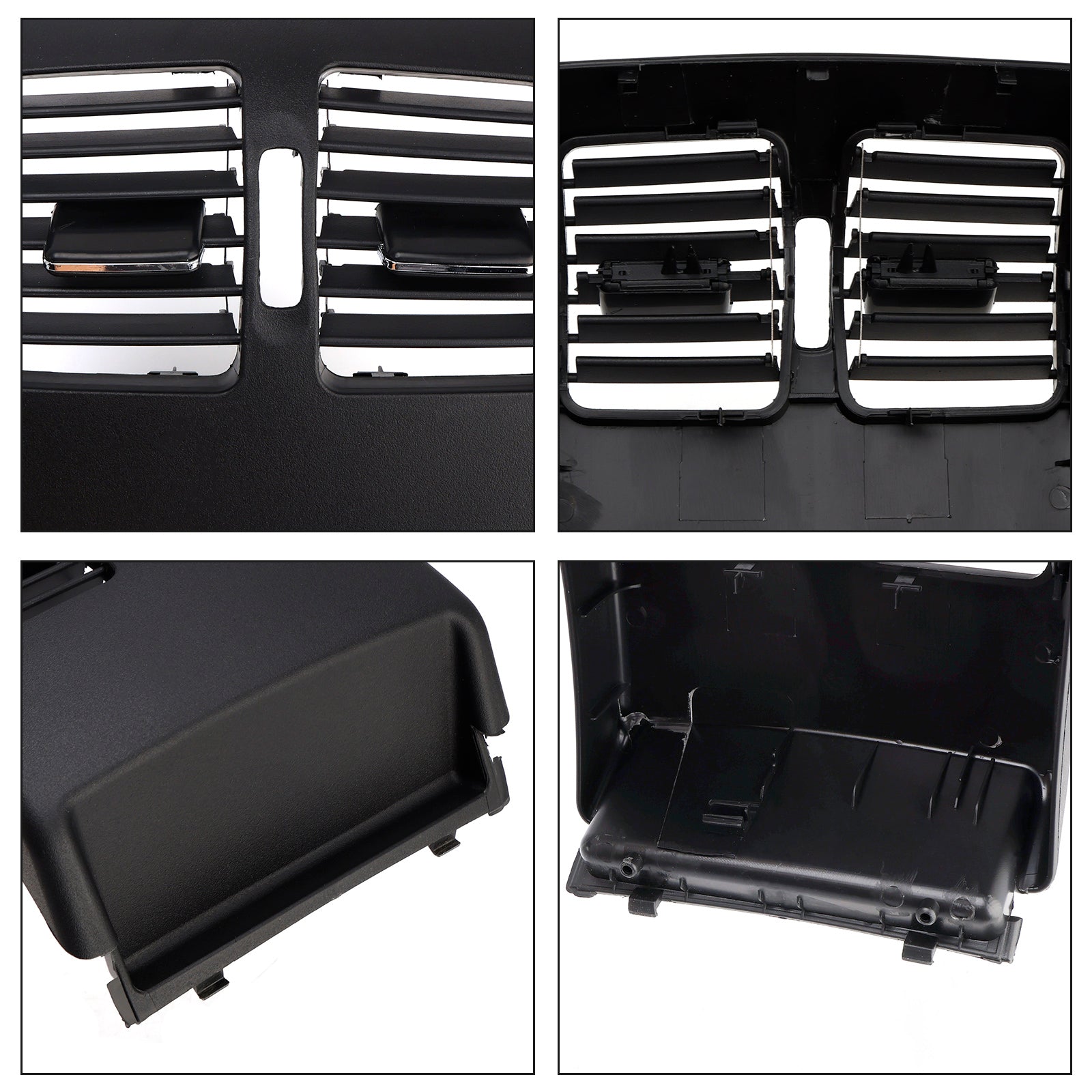 2007-2014 Mercedes Benz C-Class W204 Rear Center Console Air Vent AC Panel Cover Black