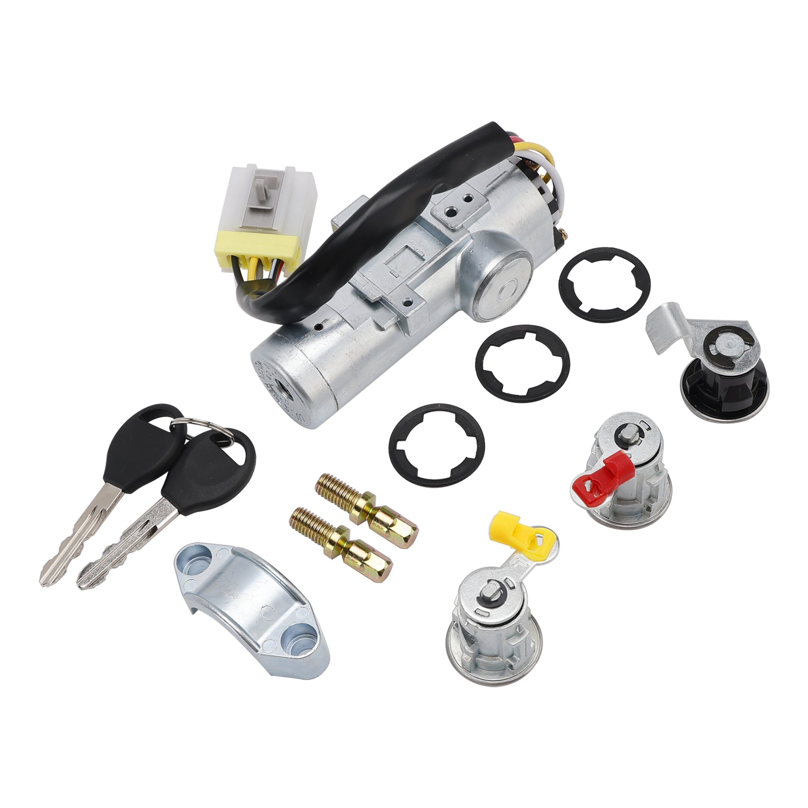 Ignition Barrel Door Lock Kit w/ 2 Keys K9810-2S806 For Nissan Navara D22 1997-2006