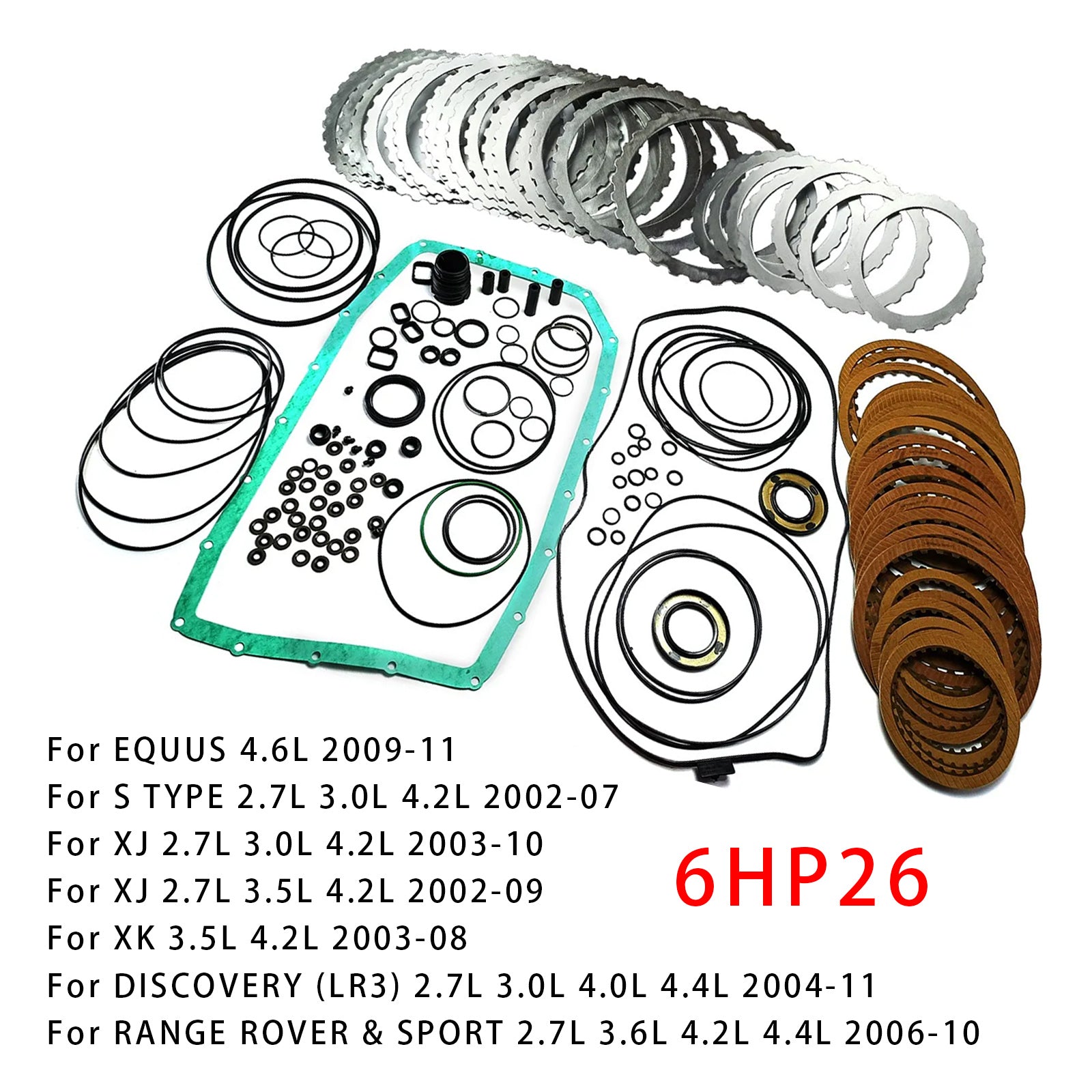 2006-2007 BMW X3 3.0L Auto Transmission Master Rebuild Kit Overhaul Clutch Plates 6HP26