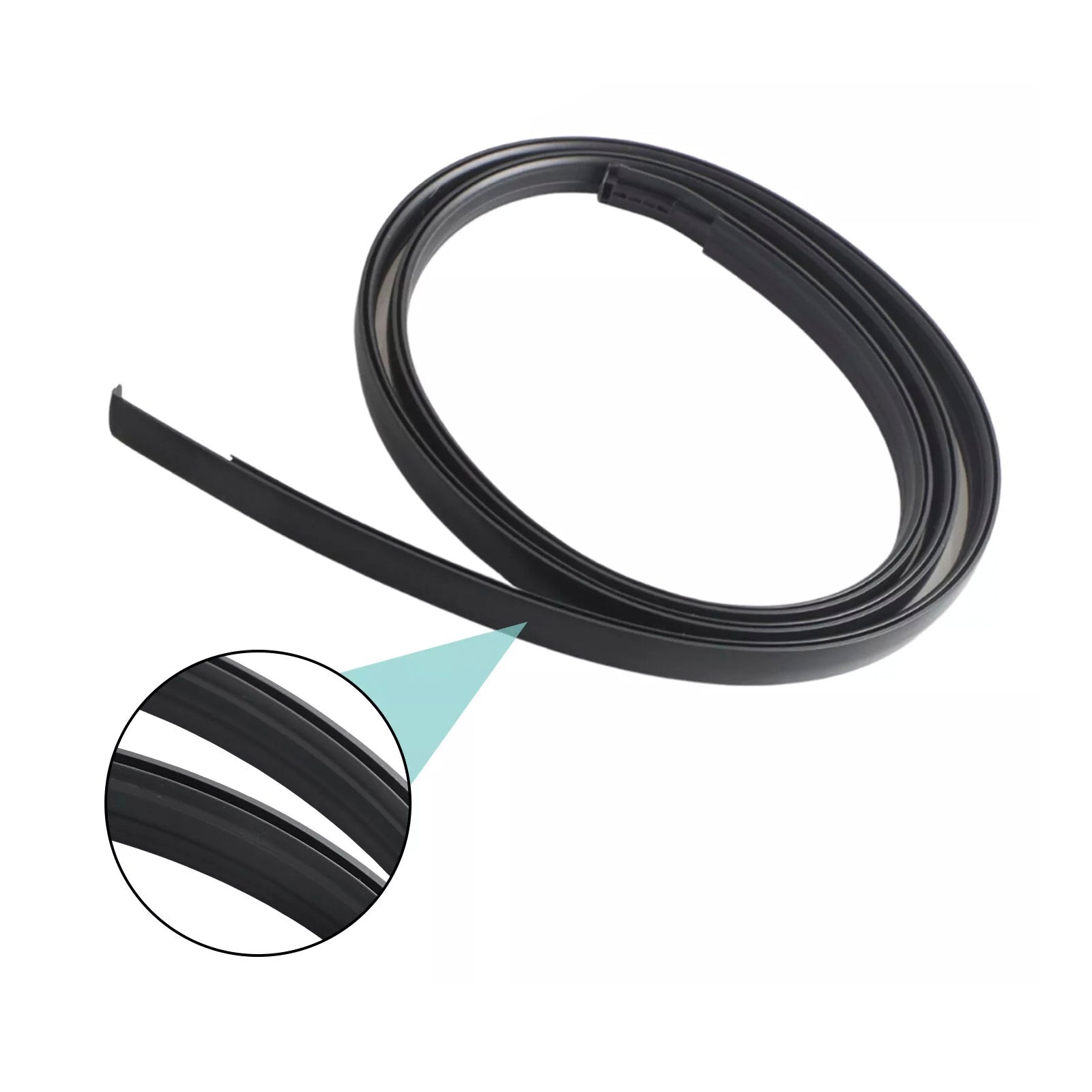 2008-2021 Toyota SEQUOIA 2PCS Roof Drip Molding Trim Left & Right Side Rubber