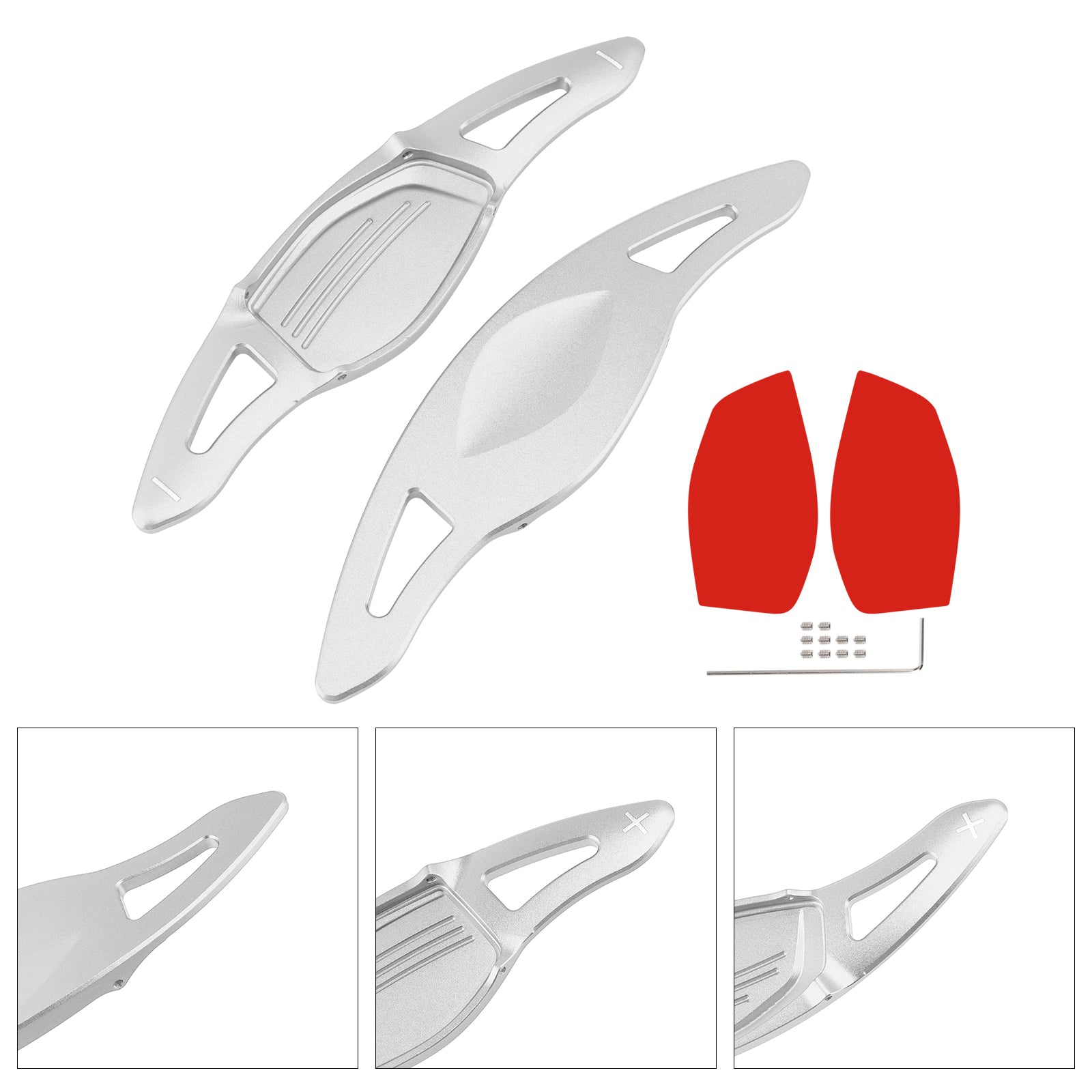 Steering Wheel Paddle Shifter Extension For Audi RS5 RS3 TT RS Aluminium