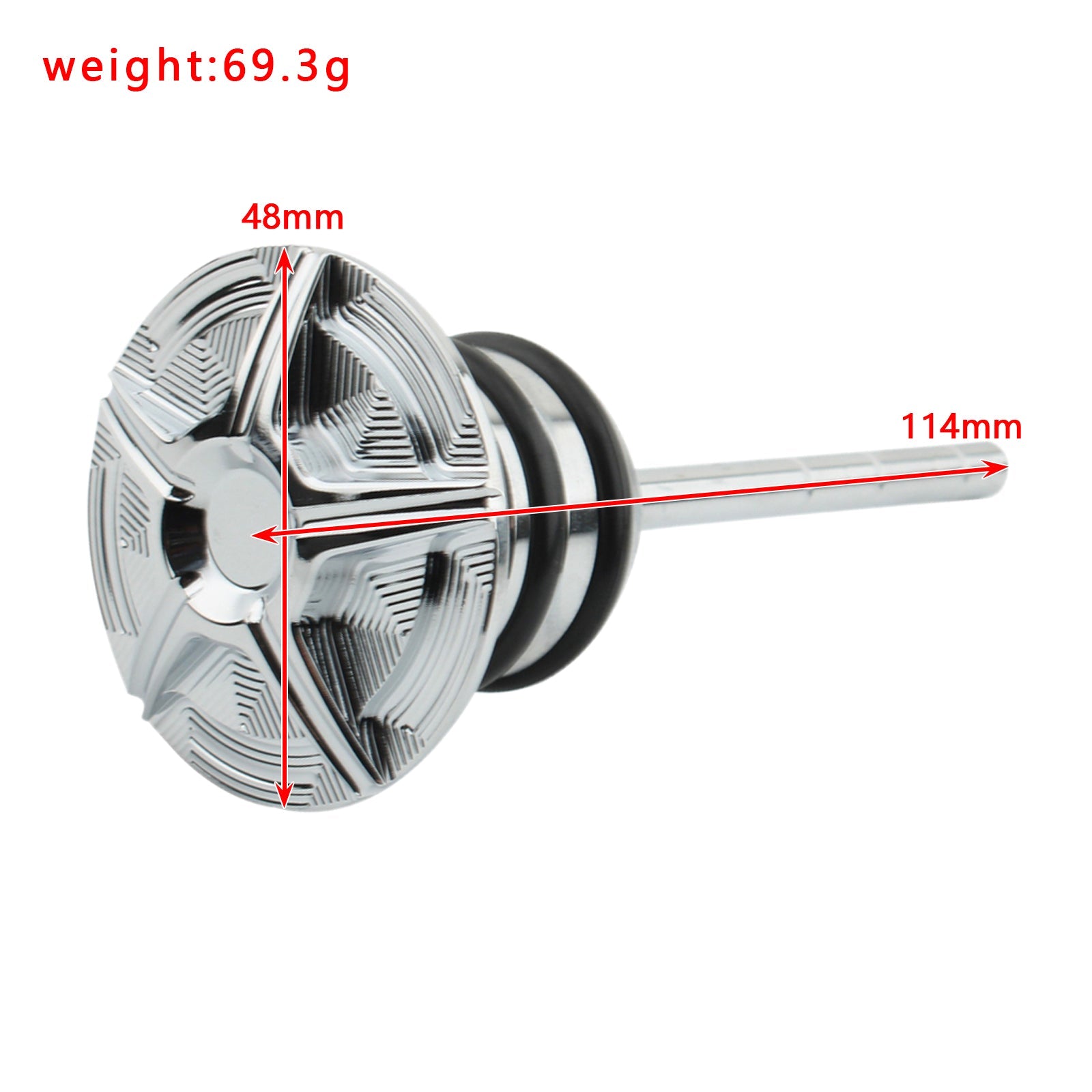 Oil Dipstick Tank Cap Plug For Softail 84-99 Sportster 82-03