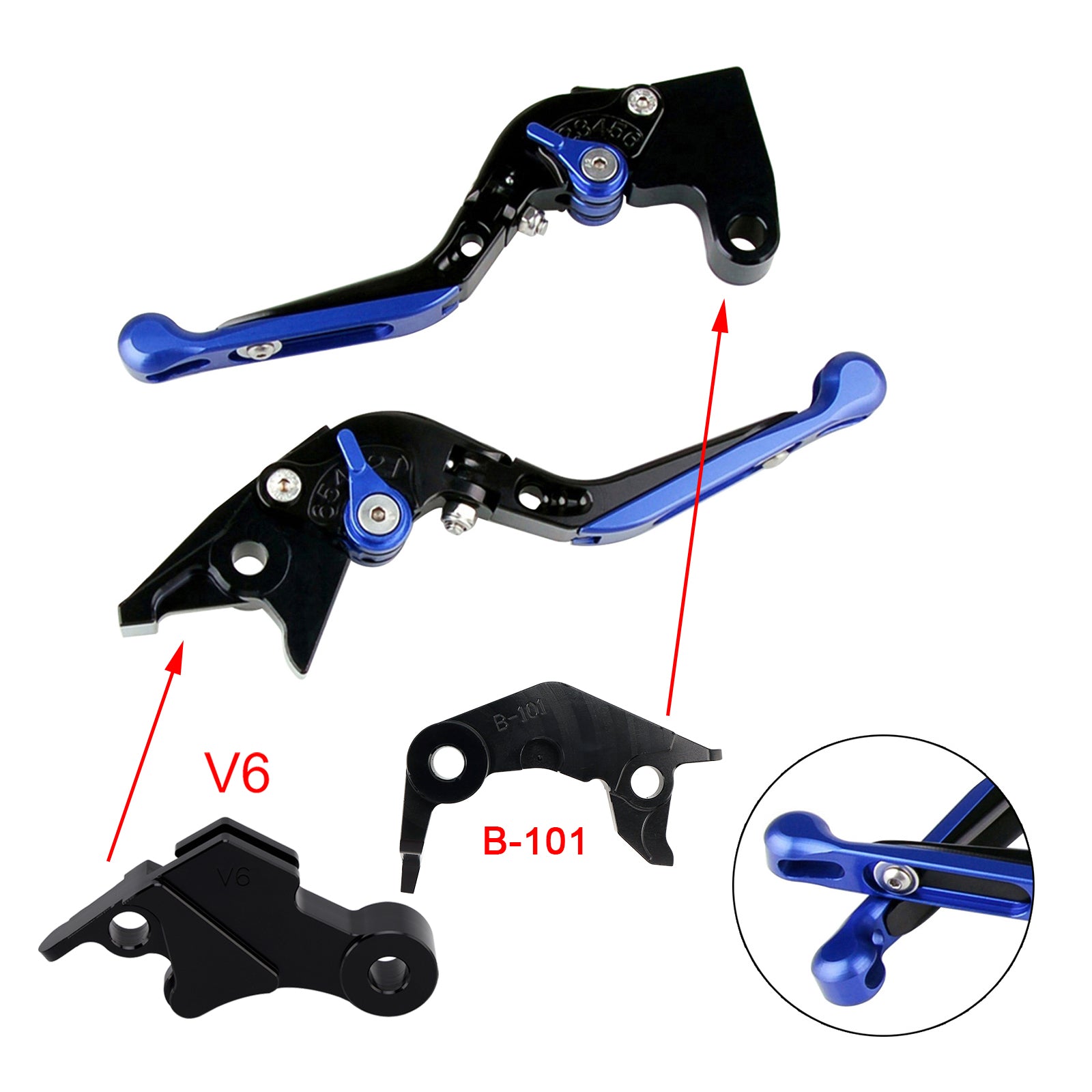 Adjustable Clutch Brake Lever fit for YAMAHA XSR900 XSR900GP MT-09 MT-09SP 24-25