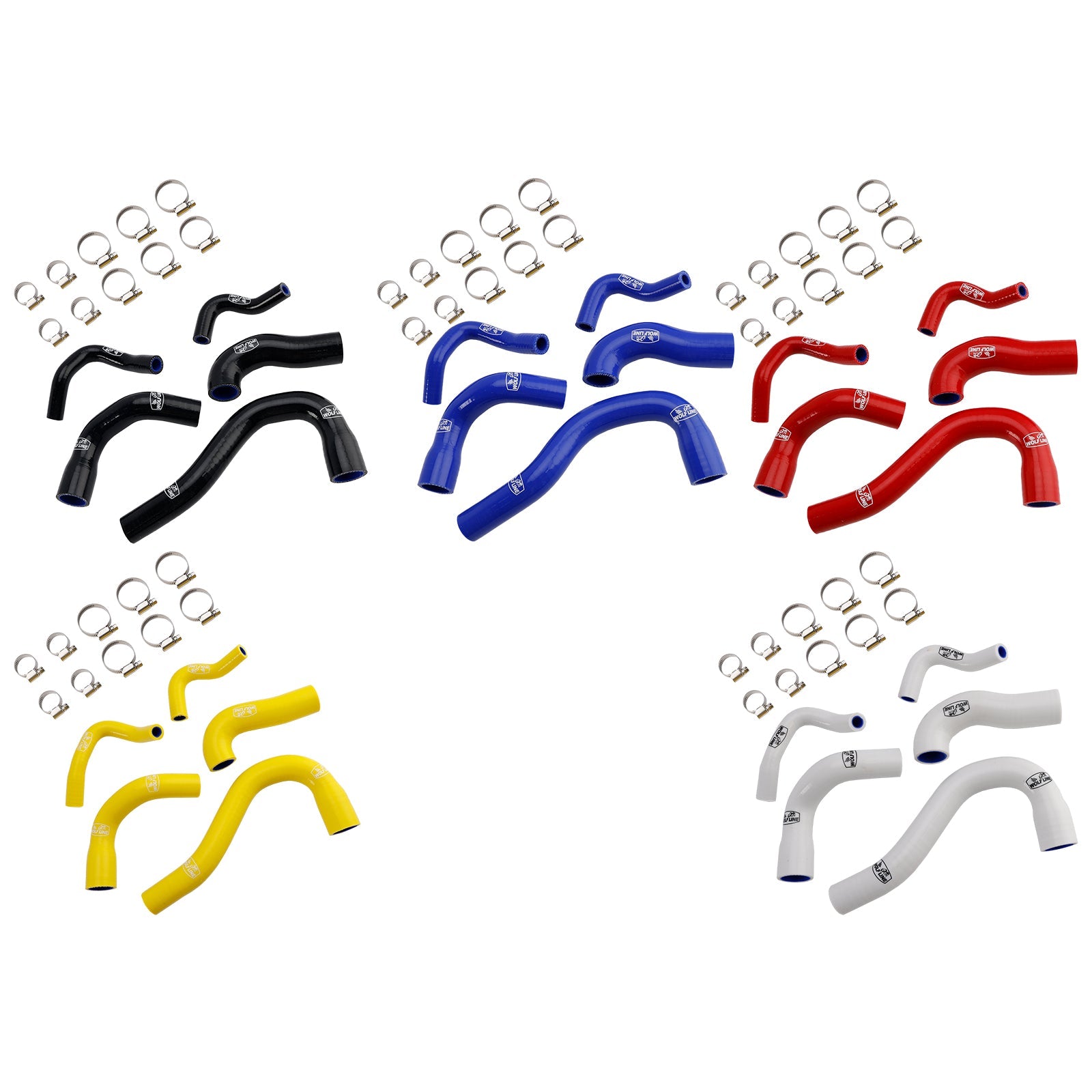 Silicone Radiator coolant Hose For Yamaha MT-09 XSR900 Tracer 9/GT all years