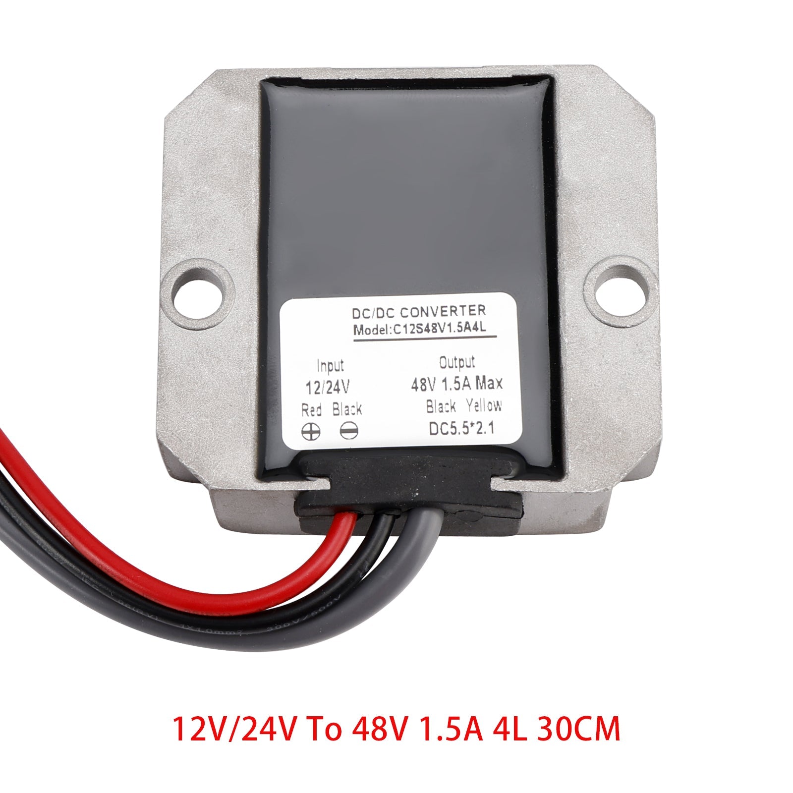 Mini 12V Adapter DC Step Up Converter 12V/24V To 48V 1.5A 72W Smart Boost