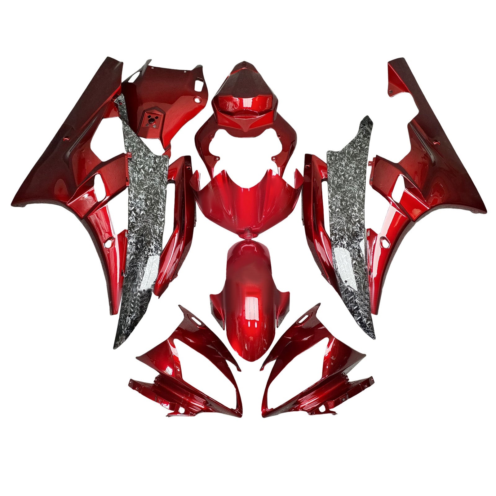 Injection Fairing Kit Bodywork Plastic ABS For Yamaha YZFR6 YZF-R6 2006-2007