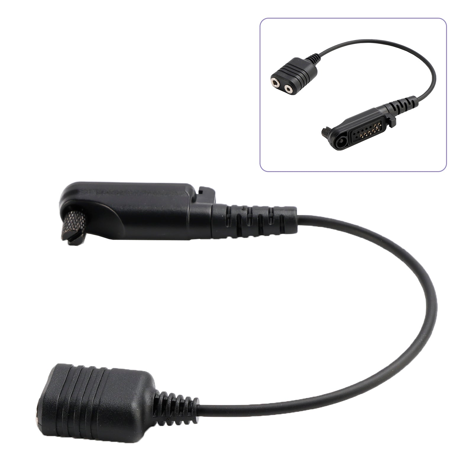 K Interface Headset Port Converter Cable for Hytera HYT HP680 HP700 HP780 Z1P
