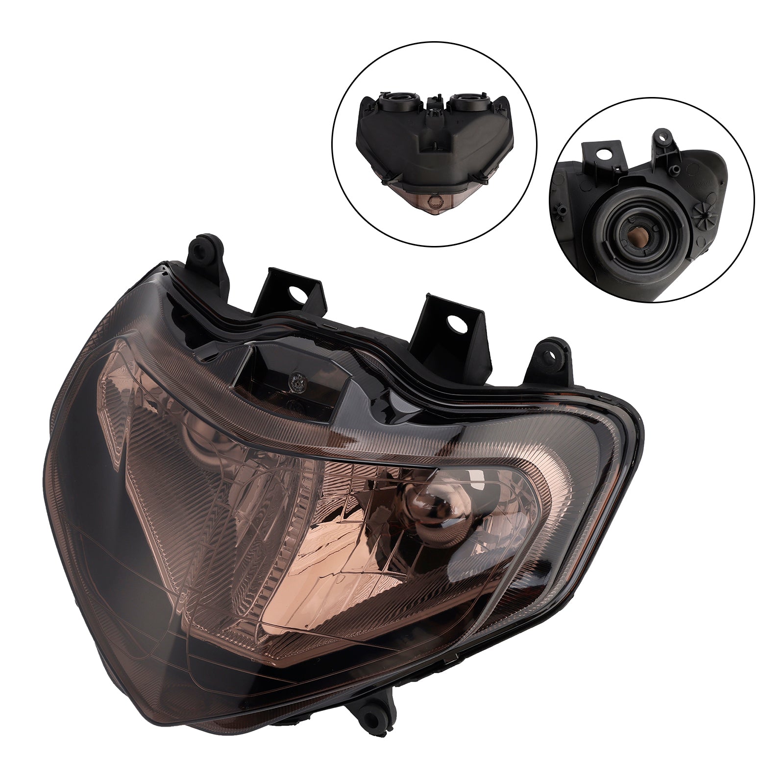 2001-2003 for Suzuki GSX-R 750 Headlight Guard Front Light Case Grille Smoke