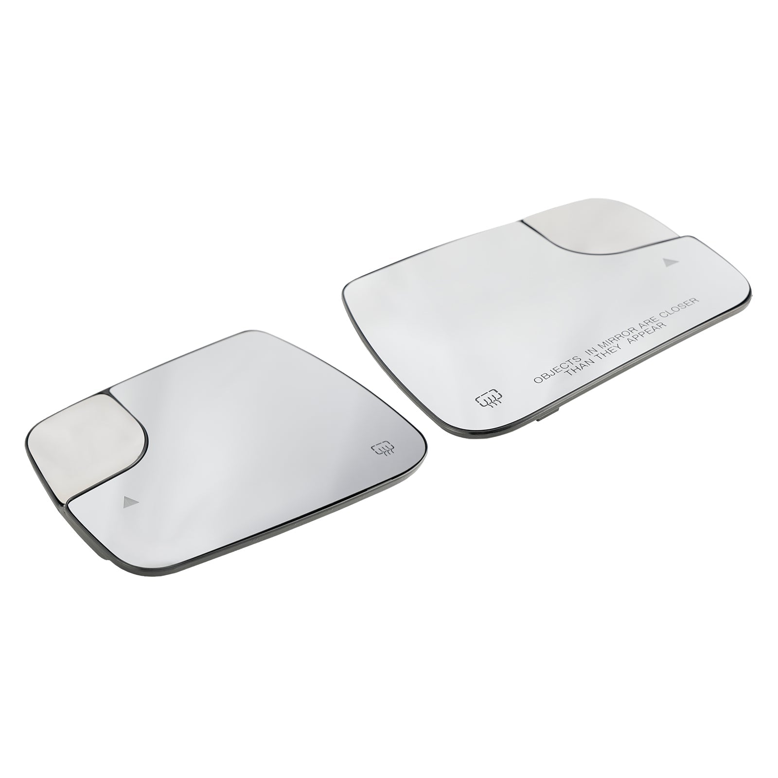 Dodge Ram 1500 2500 2019-2022 2 x Blind Spot + Heat Exterior Mirror Glass