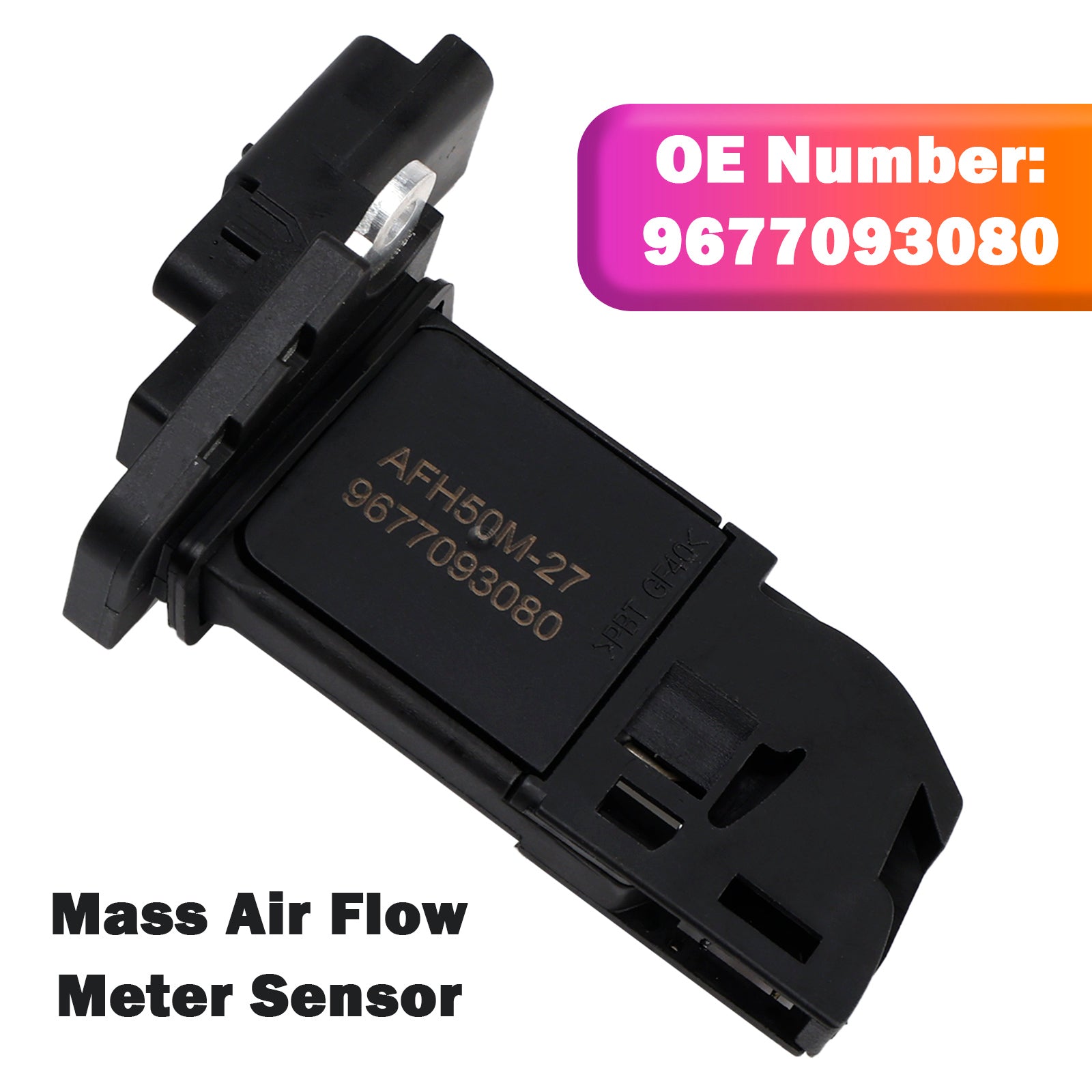 Mass Air Flow Meter Sensor 9677093080 For Citroen Peugeot 1.6 Blue HDI