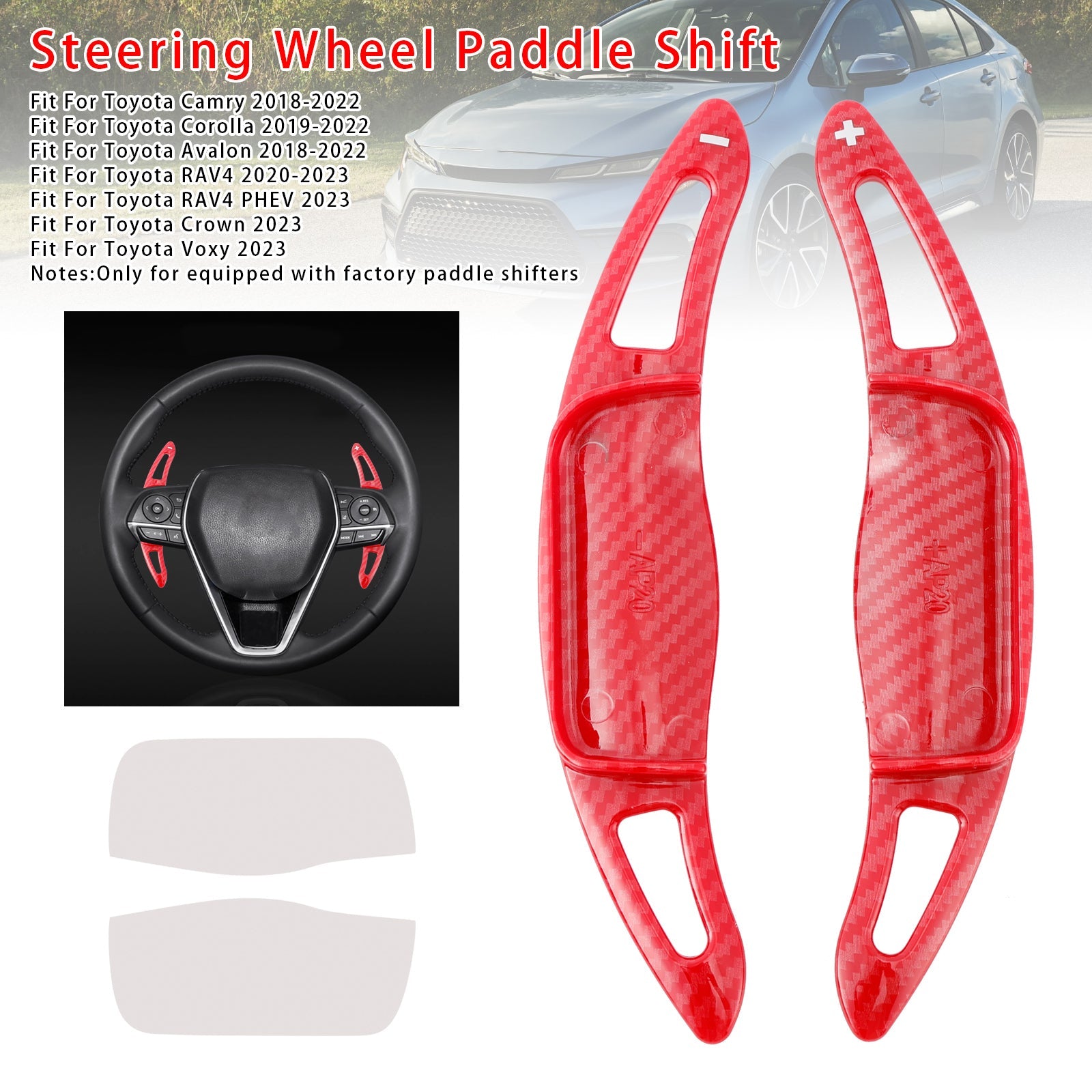 Steering Wheel Paddle Shifter Extension For Toyota Camry Avalon