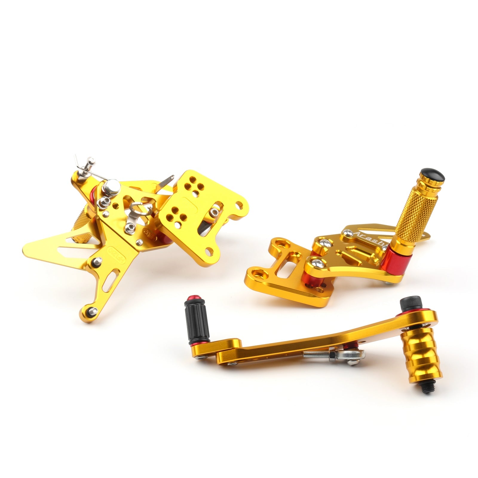 2017-2023 Suzuki GSX-R1000 GSX-R1000R GSX-R1000X / ABS CNC Aluminum Rearsets Footpegs