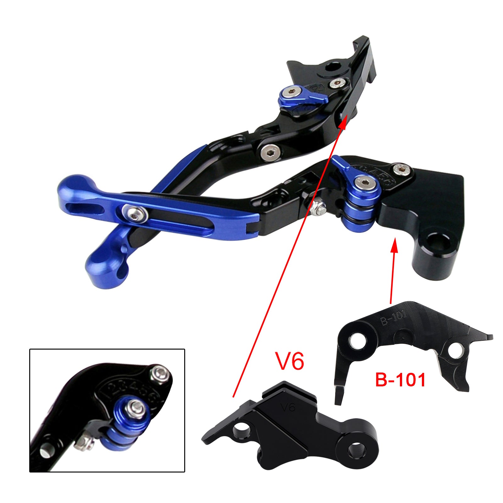 Adjustable Clutch Brake Lever fit for YAMAHA XSR900 XSR900GP MT-09 MT-09SP 24-25
