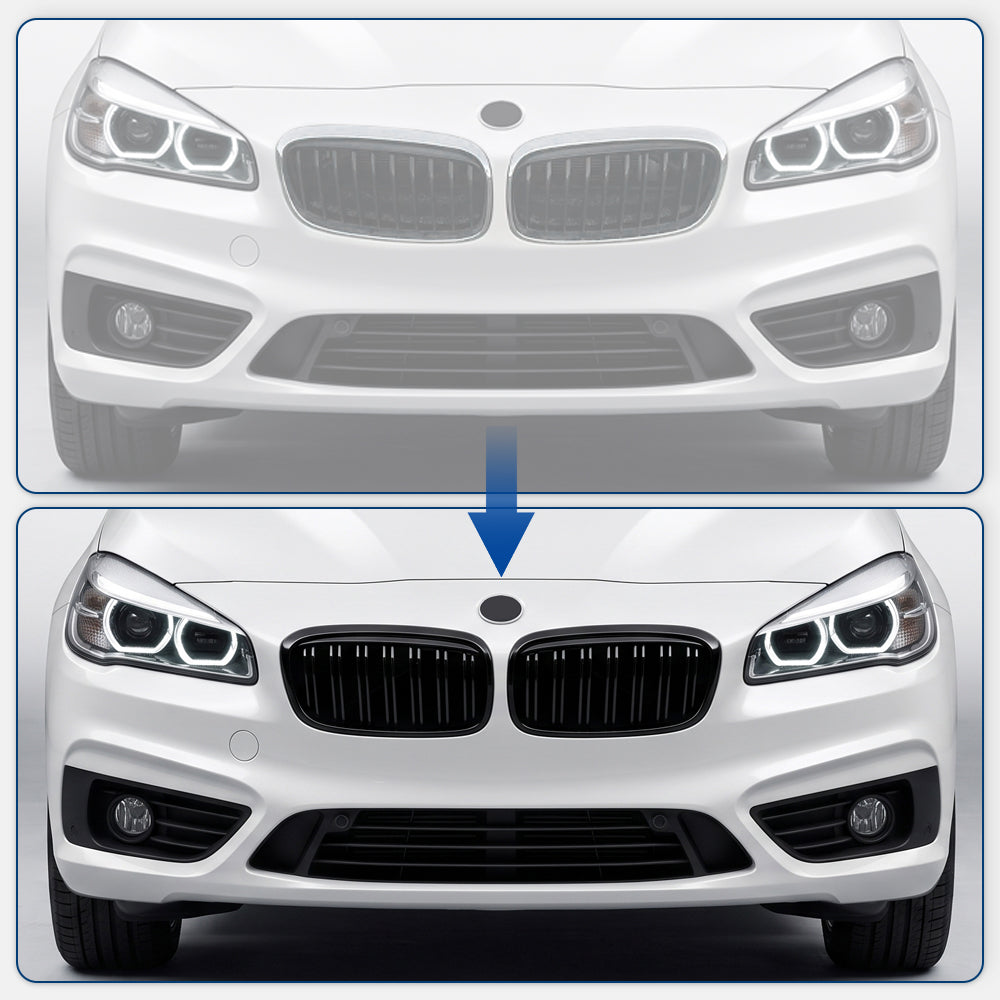 BMW 2 시리즈 Gran Tourer F45 F46 2015-2018 Gloss Black Front Grill Grille